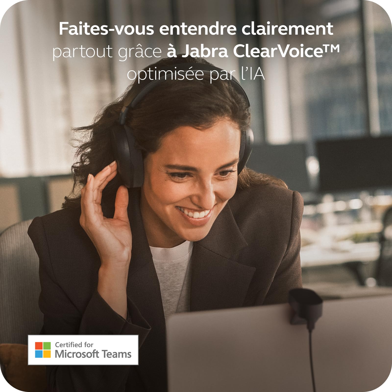 Jabra Evolve3 85 MS Link 390 USB-C Bla