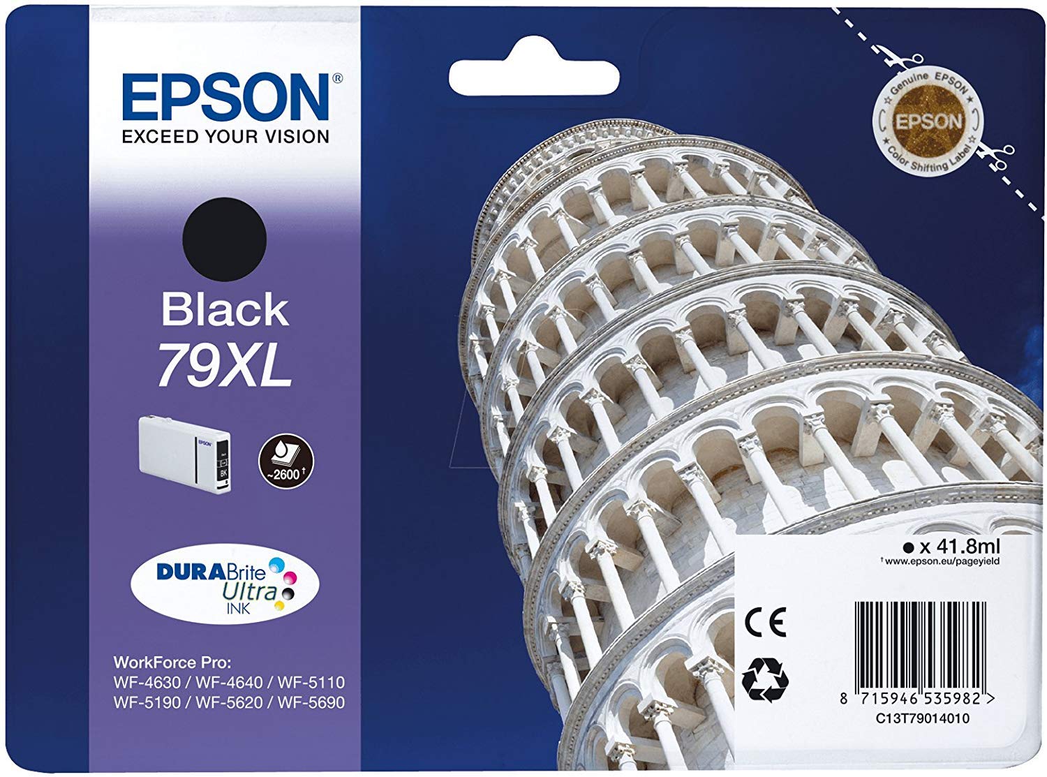Ink/79XL Tower of Pisa 41.8ml BK