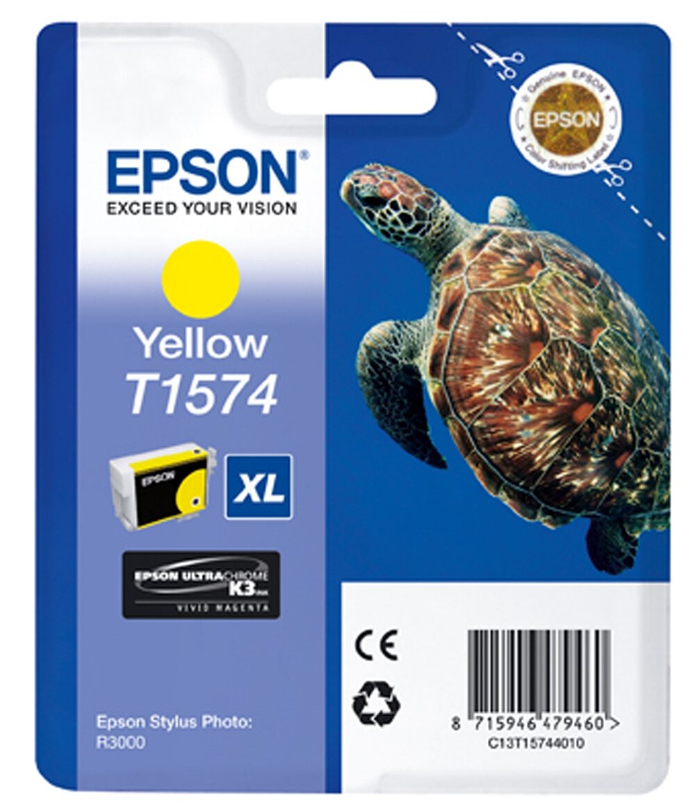 Cartouche EPSON C13T15744010 T1574 - Yellow