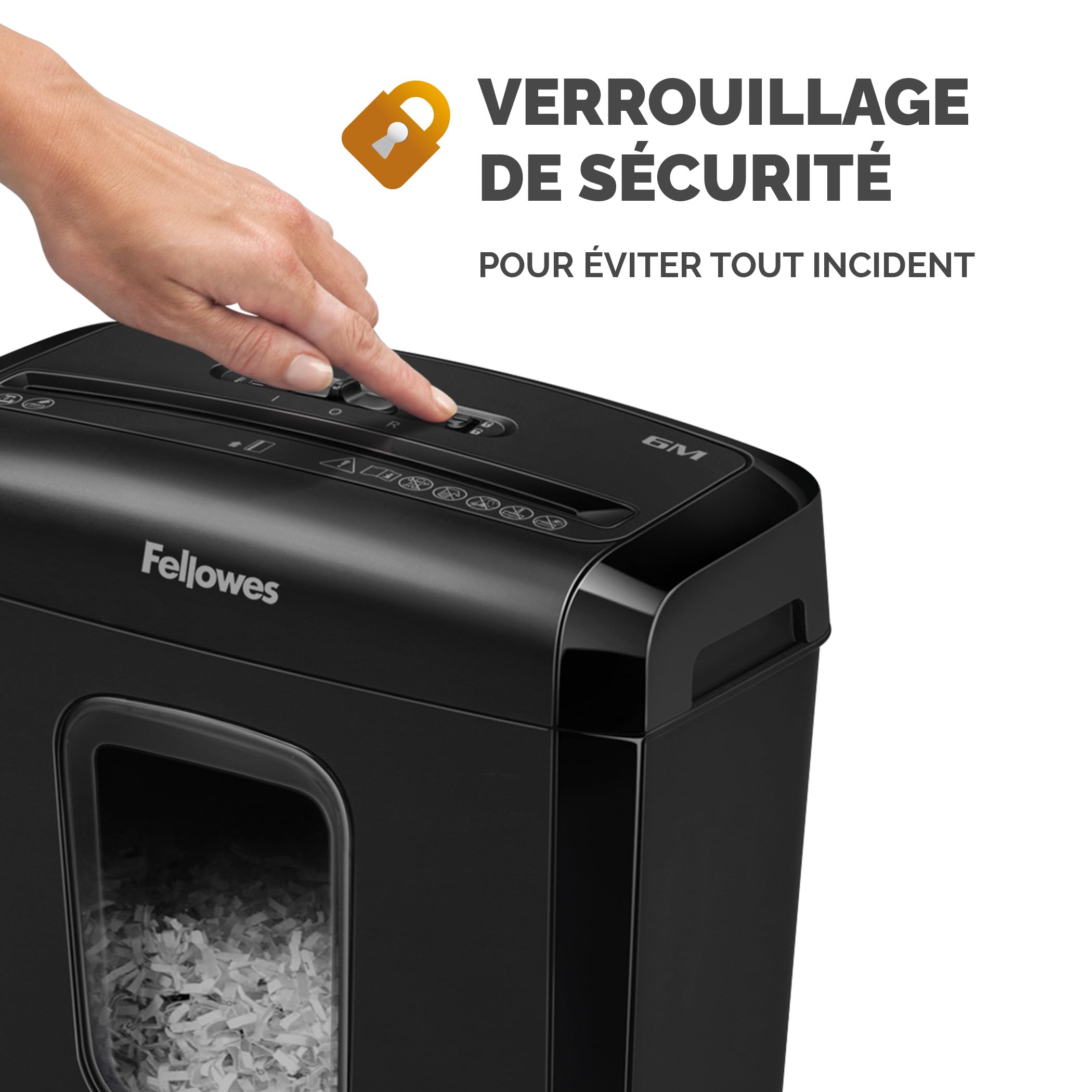 FELLOWES powershred 6m shredder mini cut 230v eu