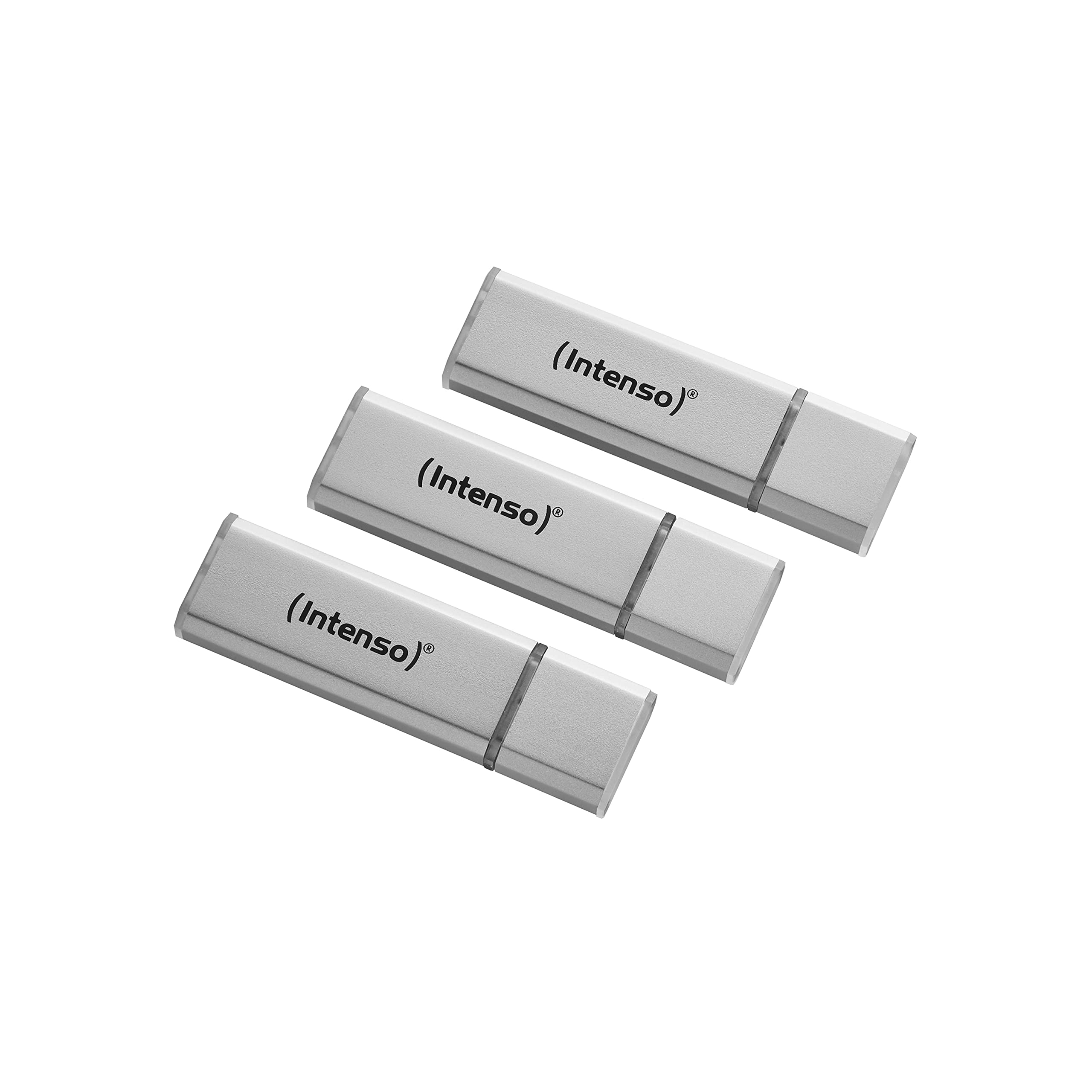 INTENSO Clé USB 2.0 Alu Line - 3 x 32 Go silver