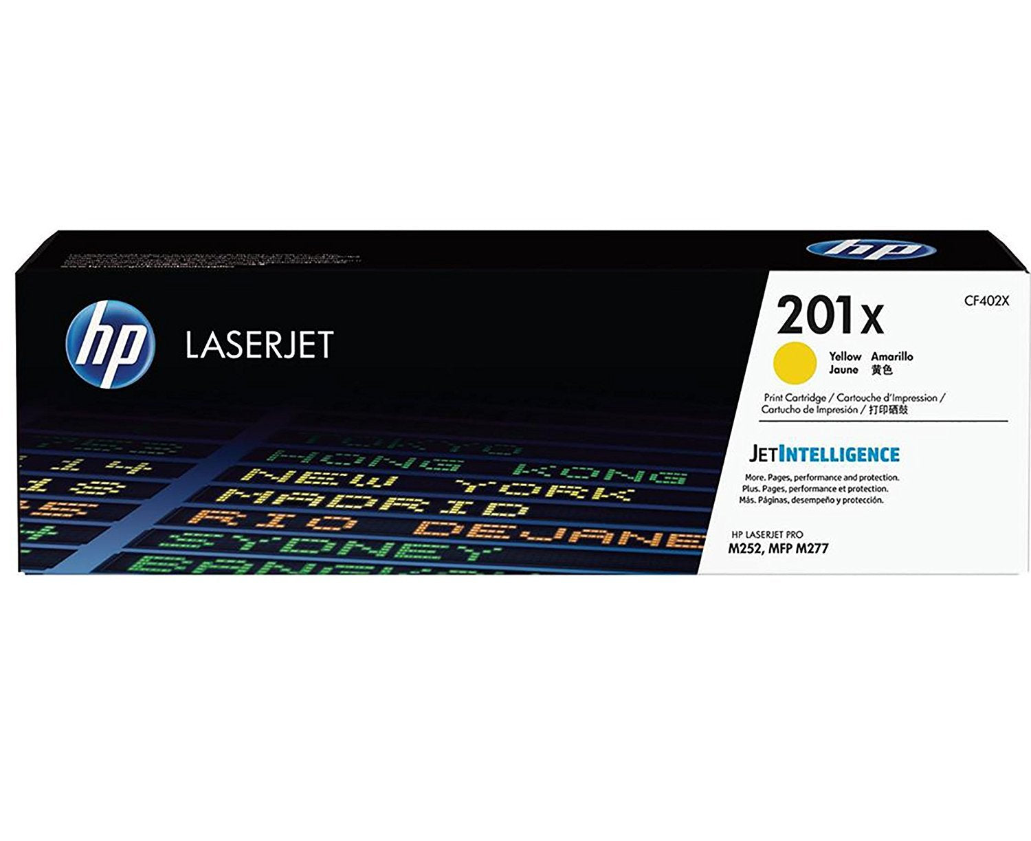 HP 201X original Toner cartridge CF402X yellow 2.300 pages high capacity