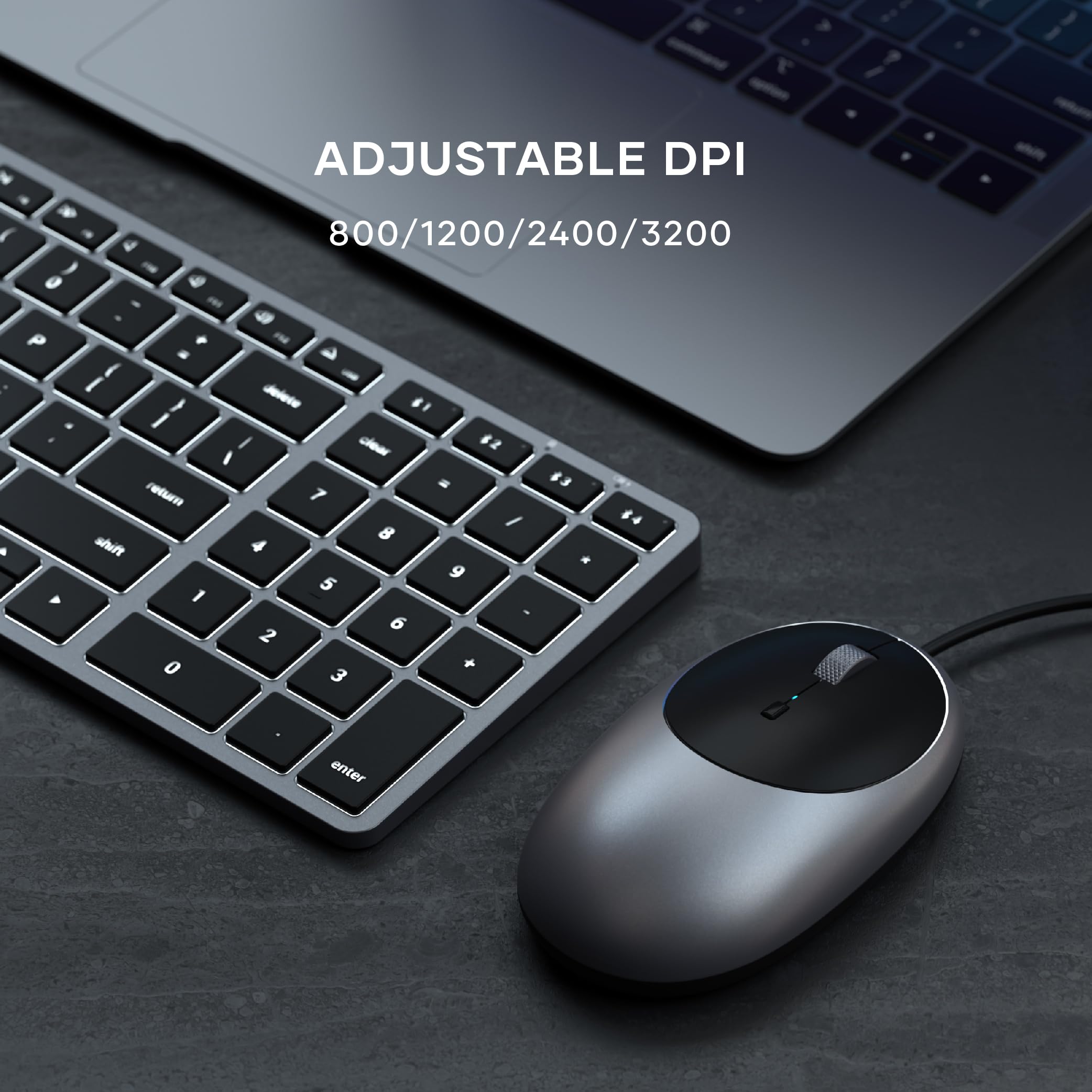 SATECHI WIRED MOUSE C1 USB-C
