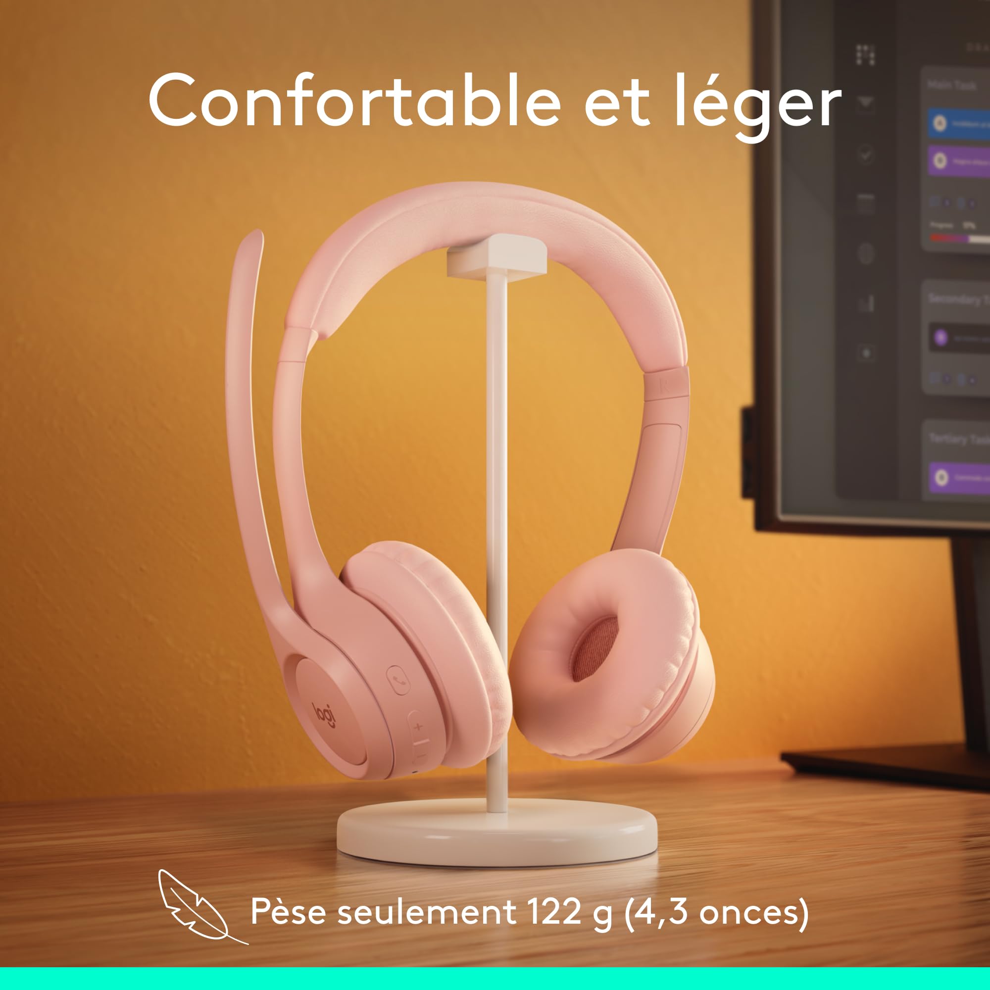 LOGITECH Zone 300 - ROSE - EMEA28-935