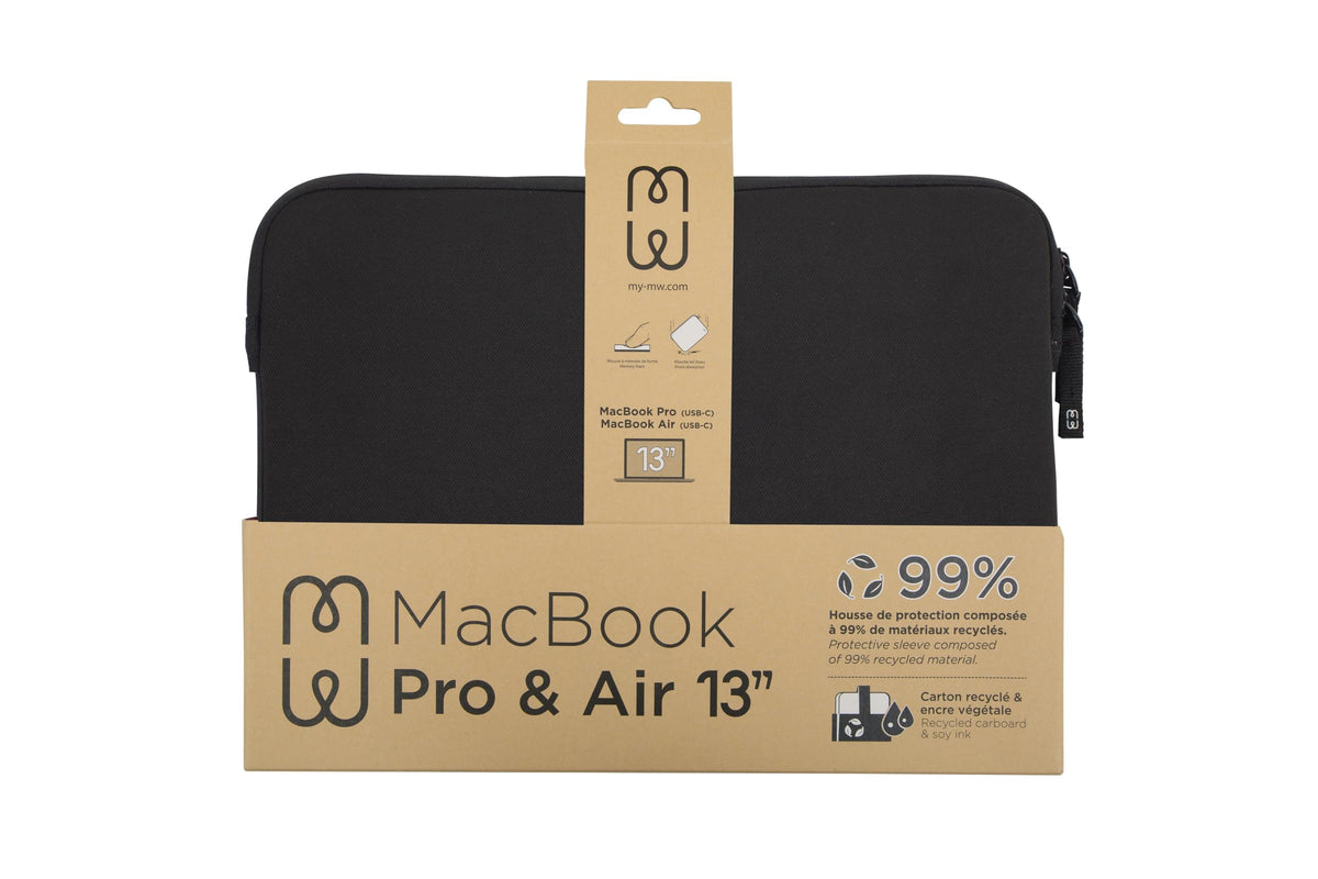 MW- SLEEVE MBP 14 BASICS LIFE BLK/WHT