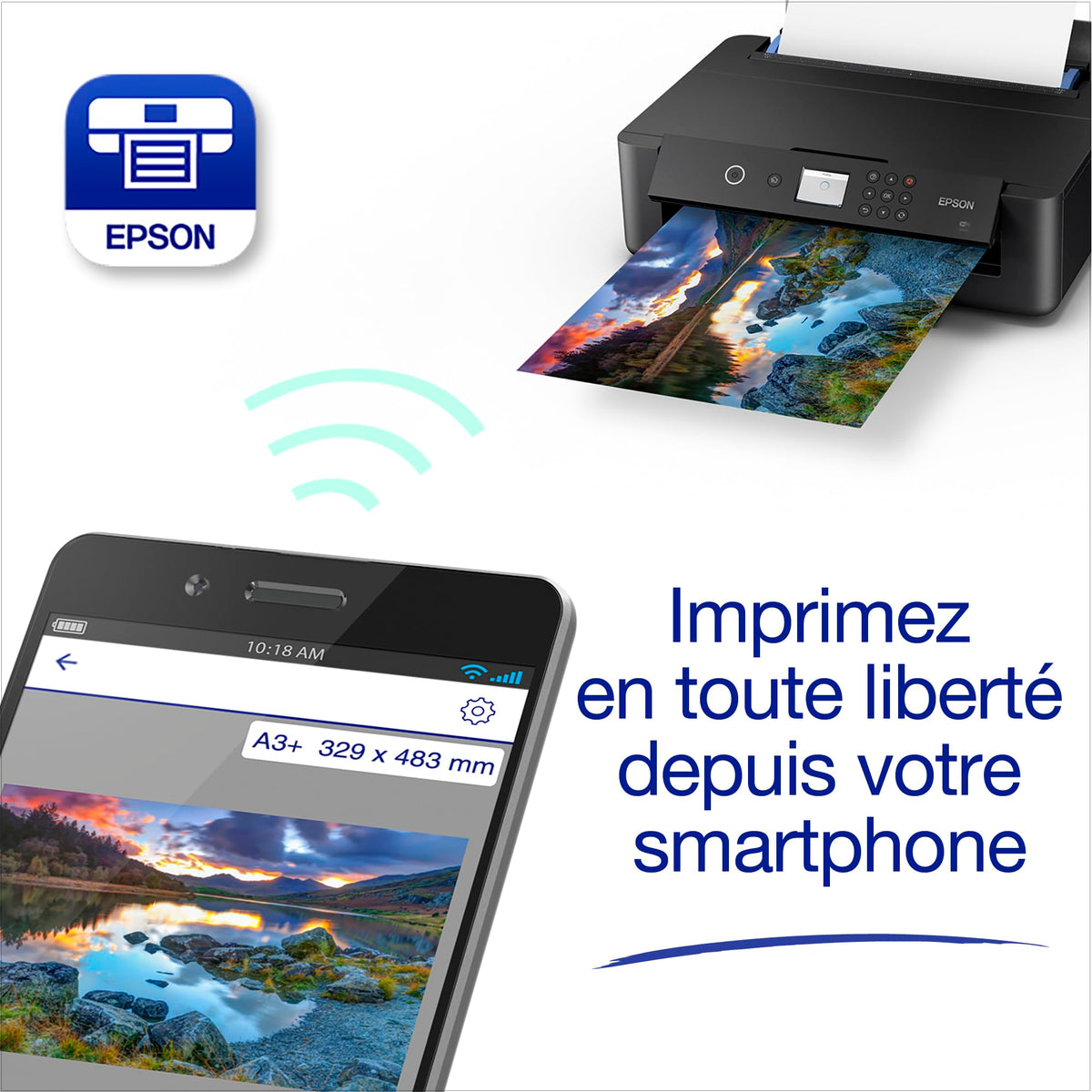 EPSON Expression Photo HD XP-15000 Printer colour Duplex inkjet A3 5760x1400dpi 9.2ppm mono 9ppm colour 250sheets USB LAN Wi-Fi