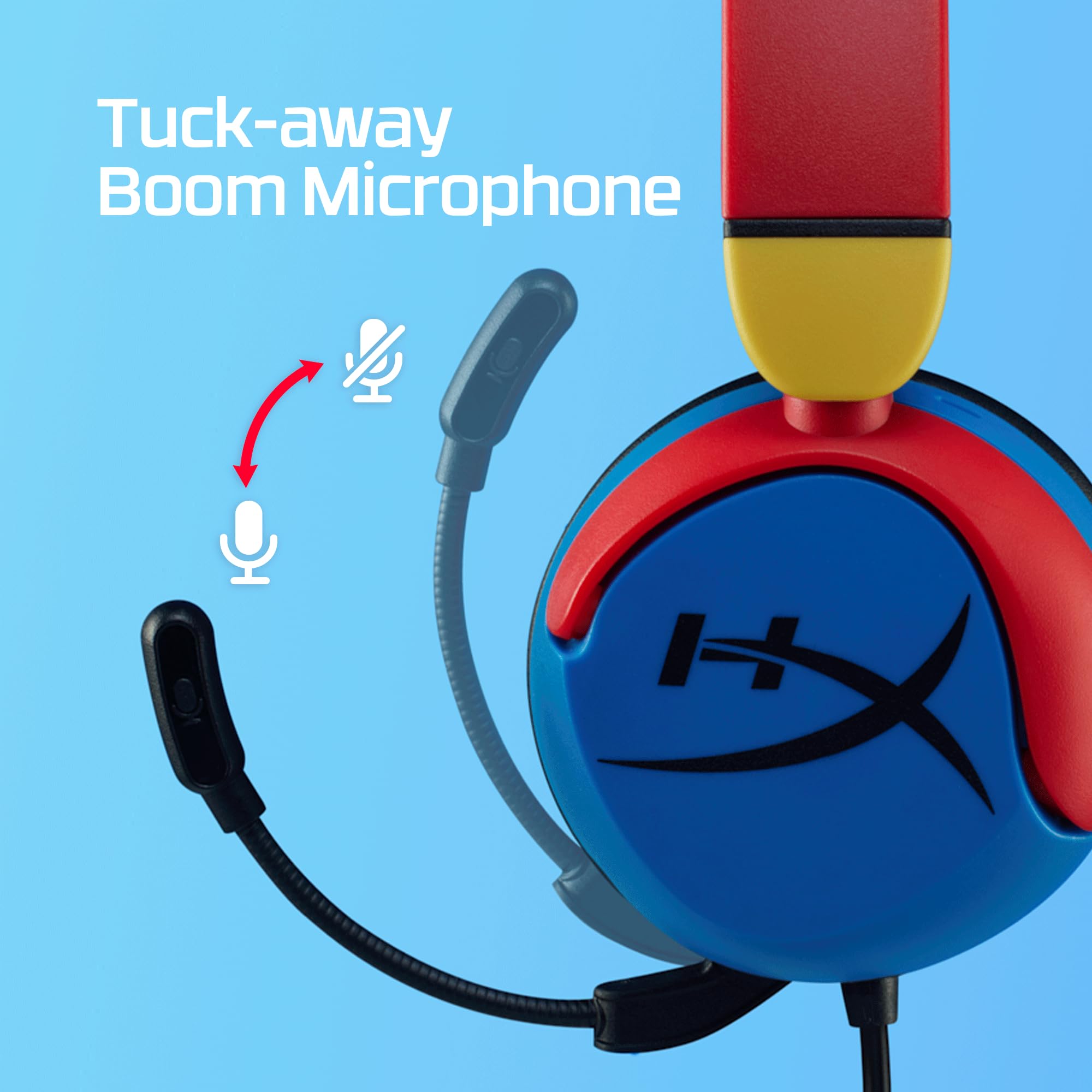 Casque sans fil HyperX Cloud Mini avec microphone, multicolore