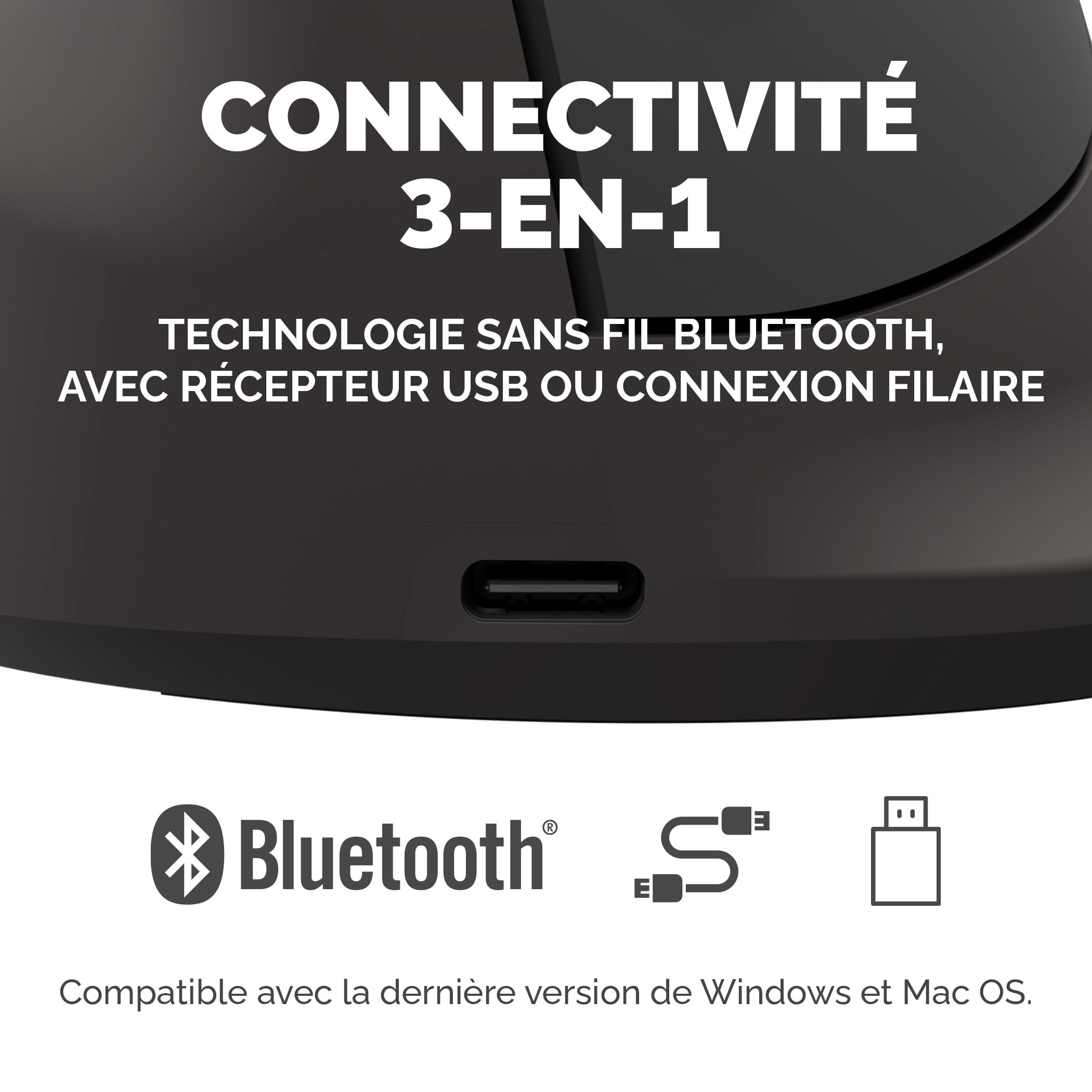 FELLOWES BREYTA PLUS+ SOURIS VERTICALE ERGONOMIQUE - TAILLE LARGE POUR GAUCHER