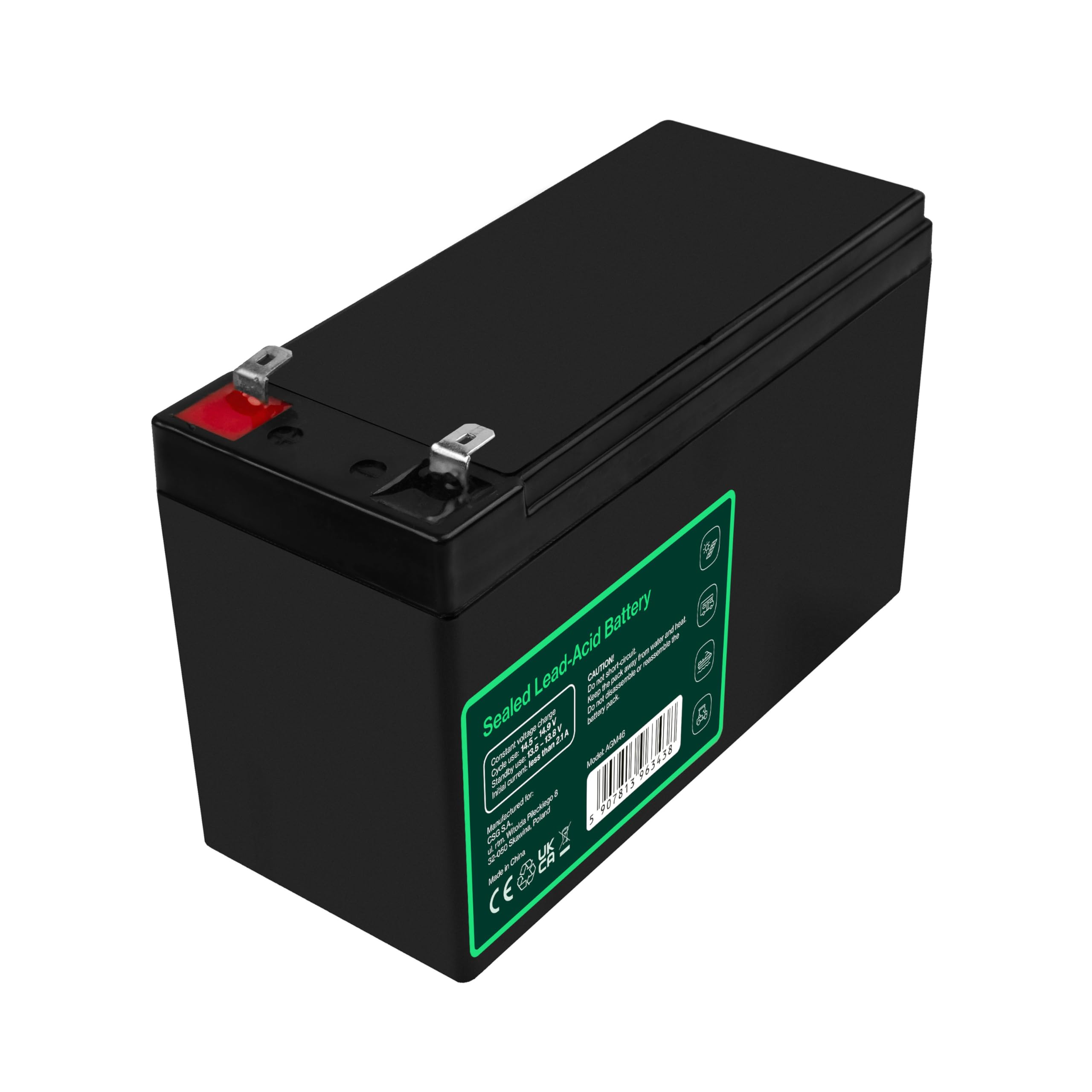 Batterie pour Système d'Alimentation Sans Interruption Green Cell AGM46 8000 mAh 12 V