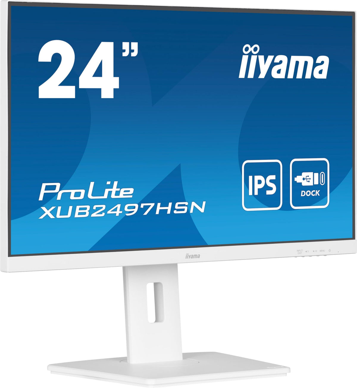 "iiyama ProLite XUB2497HSN-W2 écran plat de PC 60,5 cm (23.8"") 1920 x 1080 pixels Full HD LED Blanc"