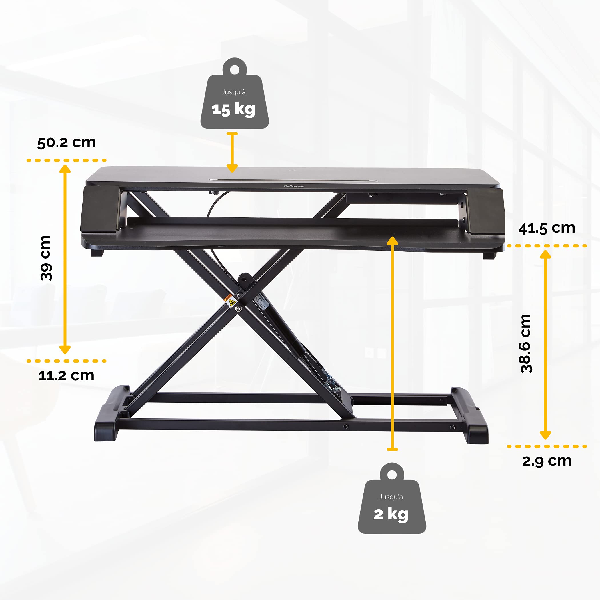 FELLOWES corsivo sit-stand workstation
