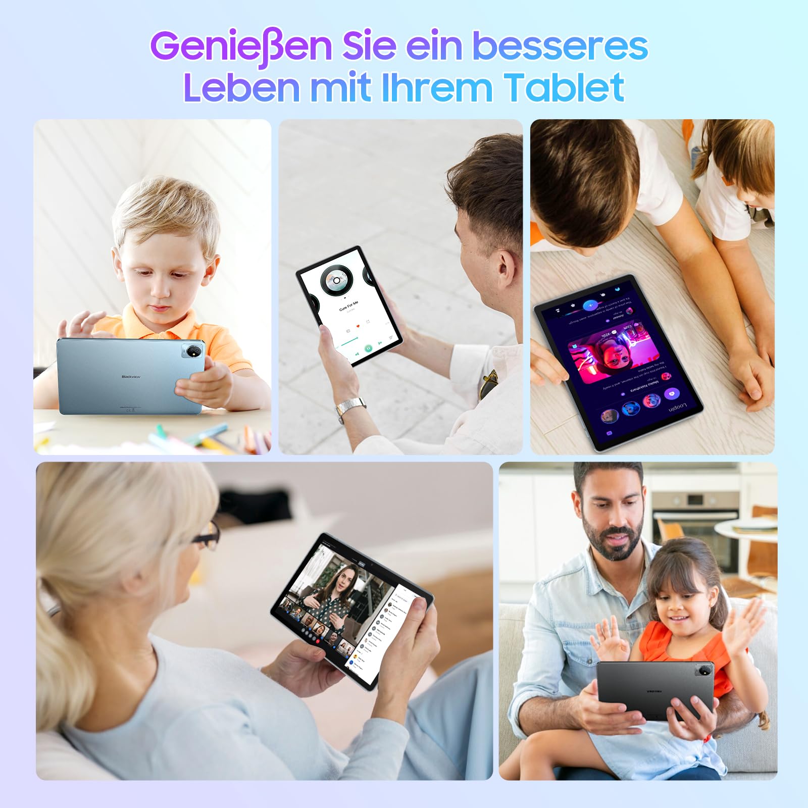 Blackview TAB 30 WiFi (WiFi 6 - 10.1'' - 64 Go, 2 Go RAM) Bleu