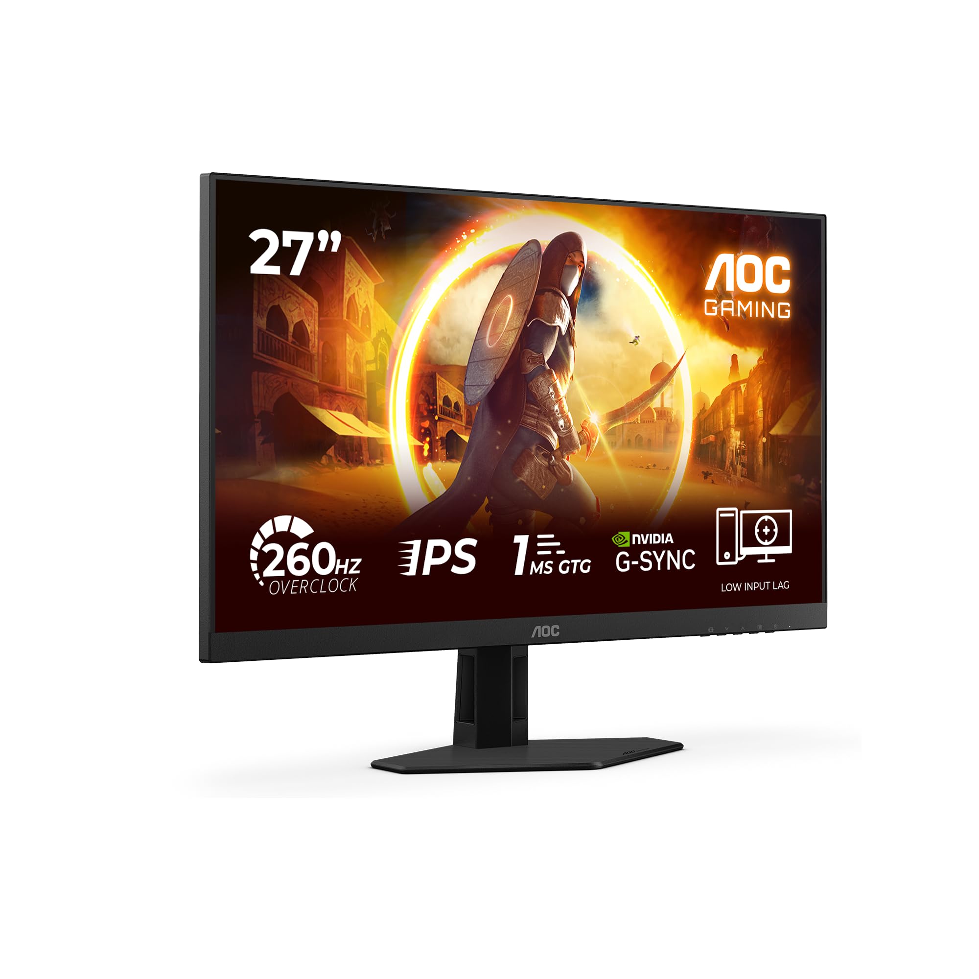 AOC 27G4ZRE Gaming 27p 16:9 Fast IPS 260Hz 1920x1080 HDMI 2.0 DP 1.4