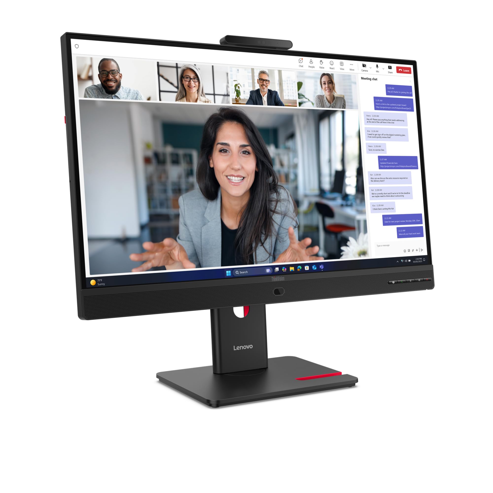 LENOVO ThinkVision T24-4v 23.8p IPS FHD 16:9 120Hz 250 cd/m2 4ms HDMI DP VGA