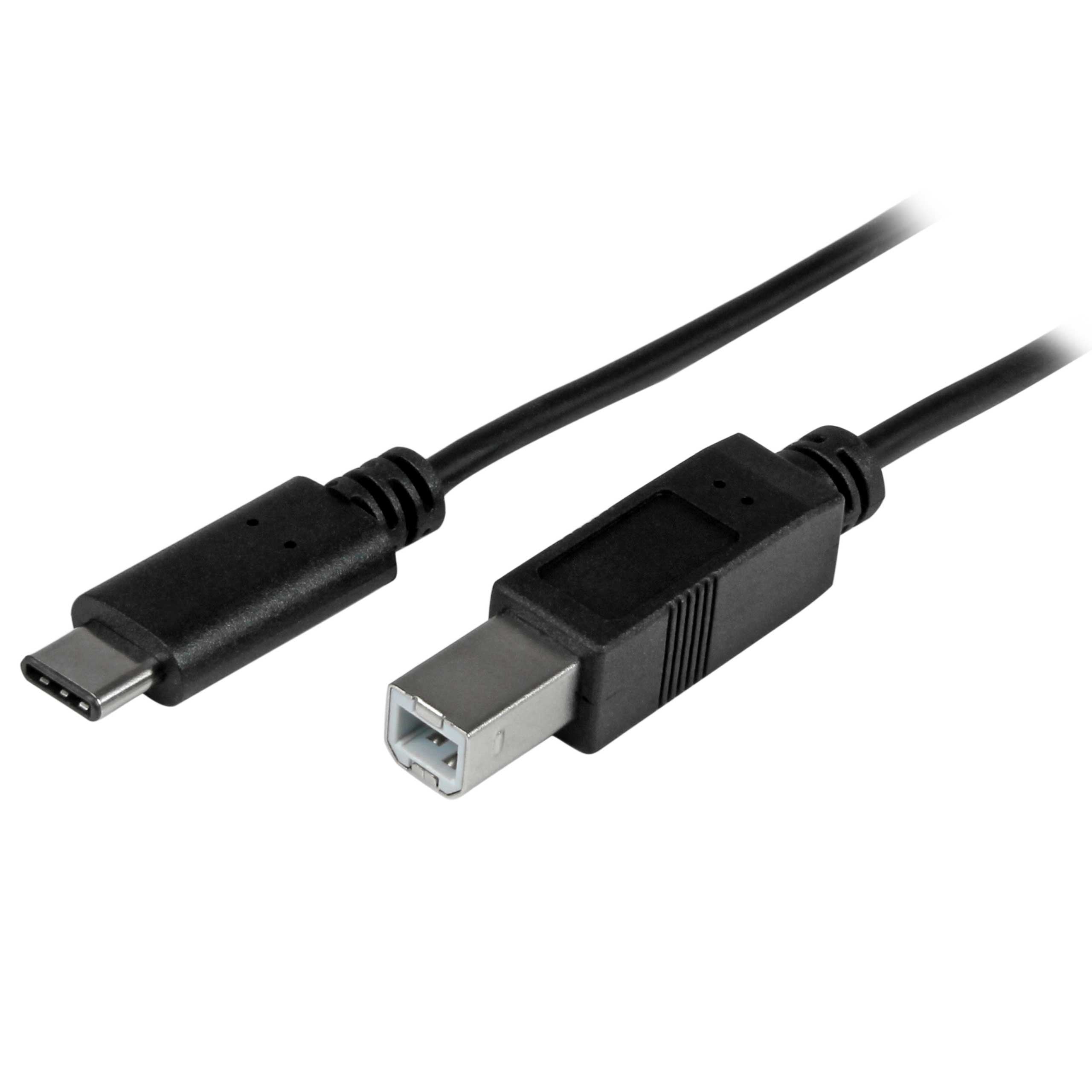 1m USB C to USB B Printer Cable USB 2.0