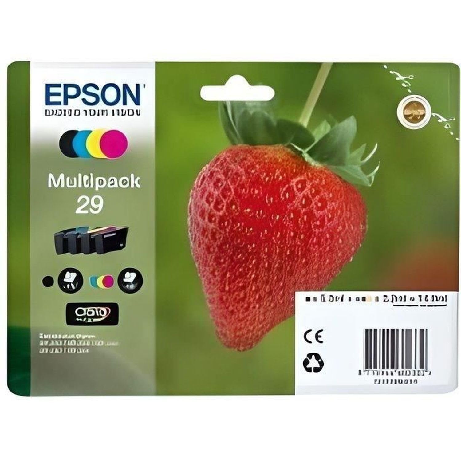 EPSON 1LB Multipack Fraise - Ink Claria Home Black Cyan Magenta Yellow w/s