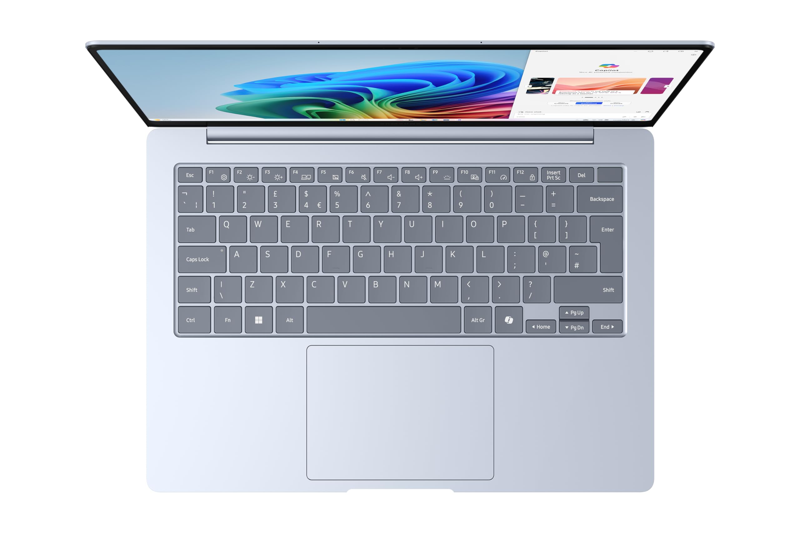 Samsung Galaxy Book4 Edge Snapdragon X1E-80-100 Ordinateur portable 35,6 cm (14") Écran tactile WQXGA+ 16 Go LPDDR5x-SDRAM 512 Go eUFS Wi-Fi 7 (802.11be) Windows 11 Pro Bleu