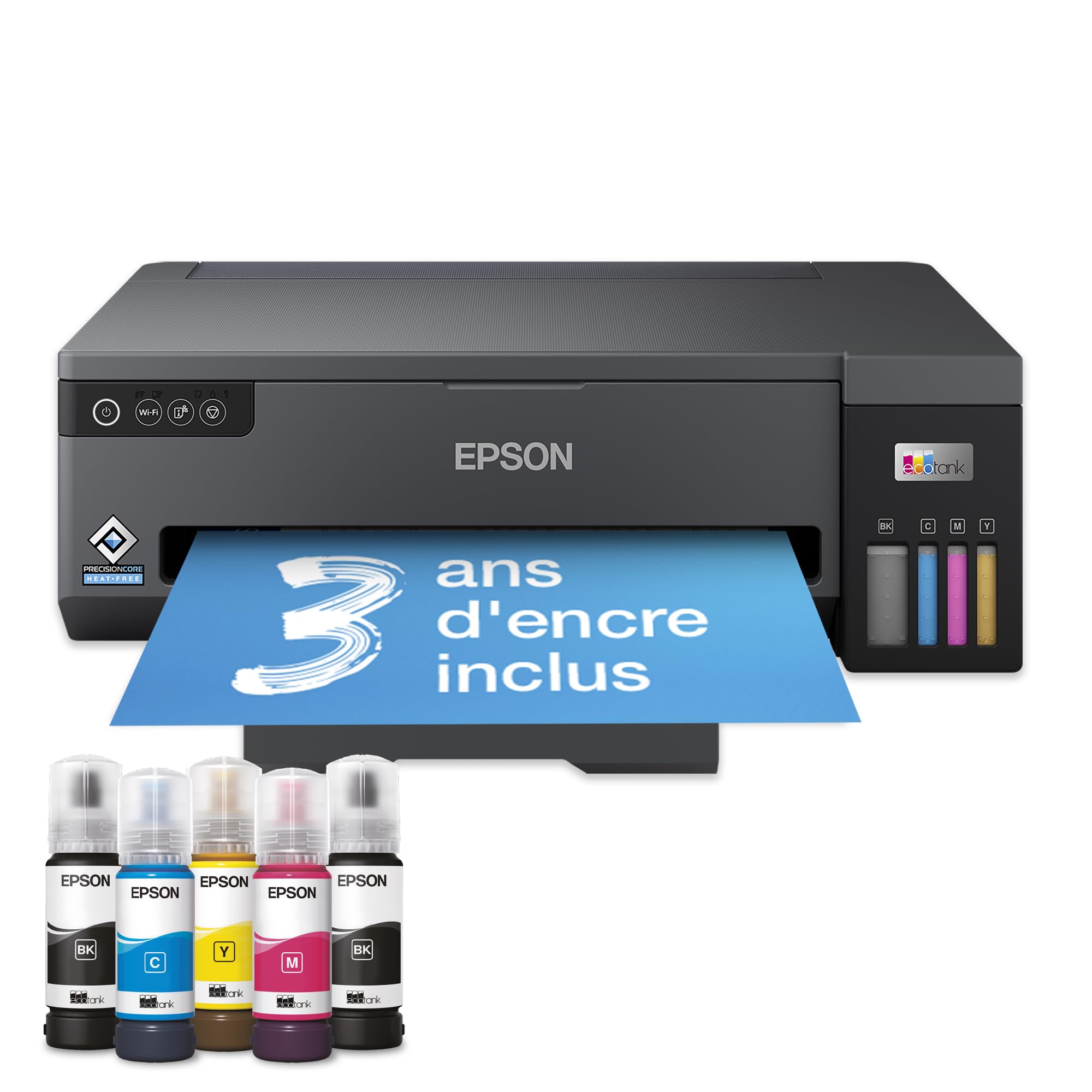 EPSON EcoTank ET-14100 Printer colour inkjet ITS A3 4800x1200dpi 15ppm mono 8ppm colour 100sheets USB Wi-Fi Black