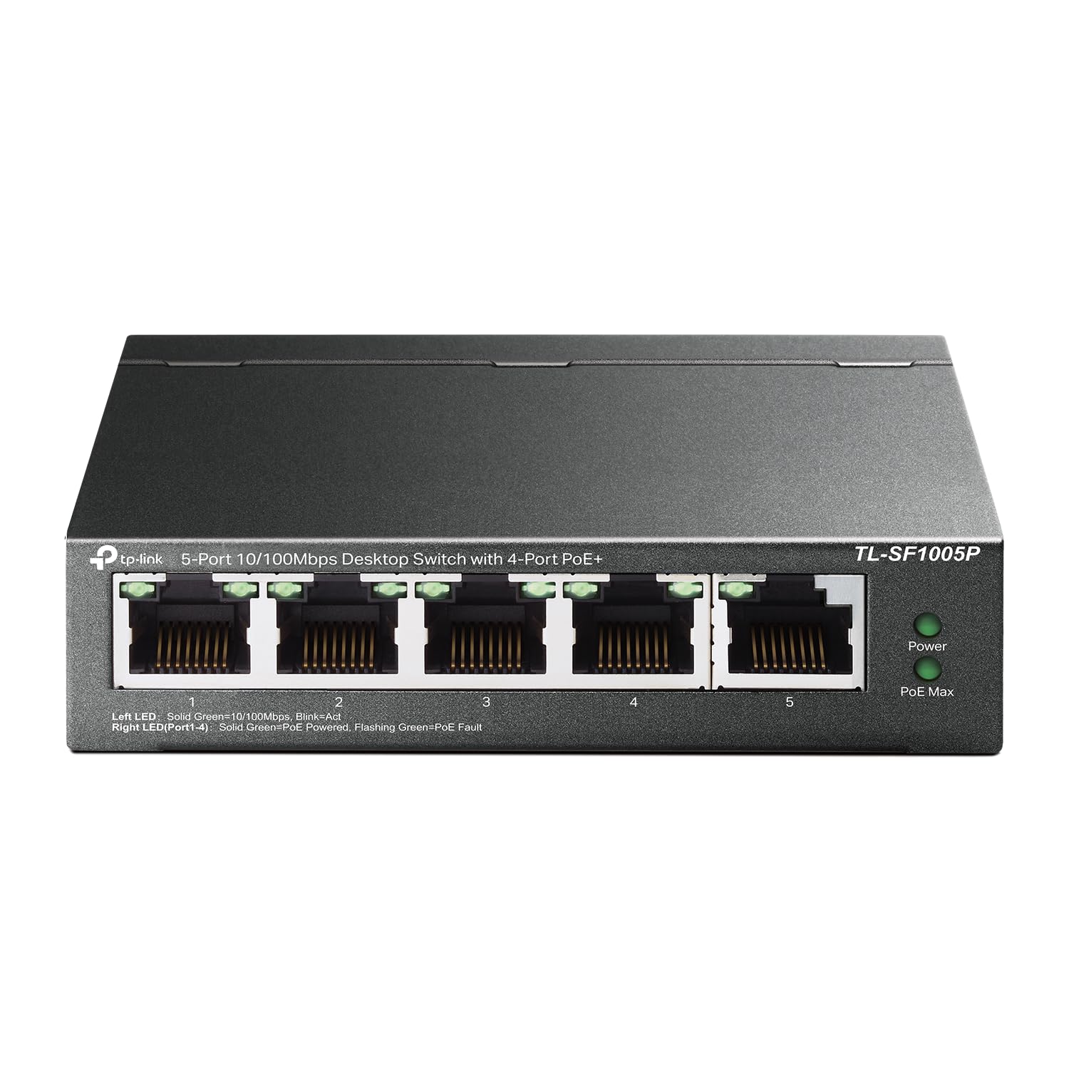 5-Port 10/100Mbps Desktop Switch PoE