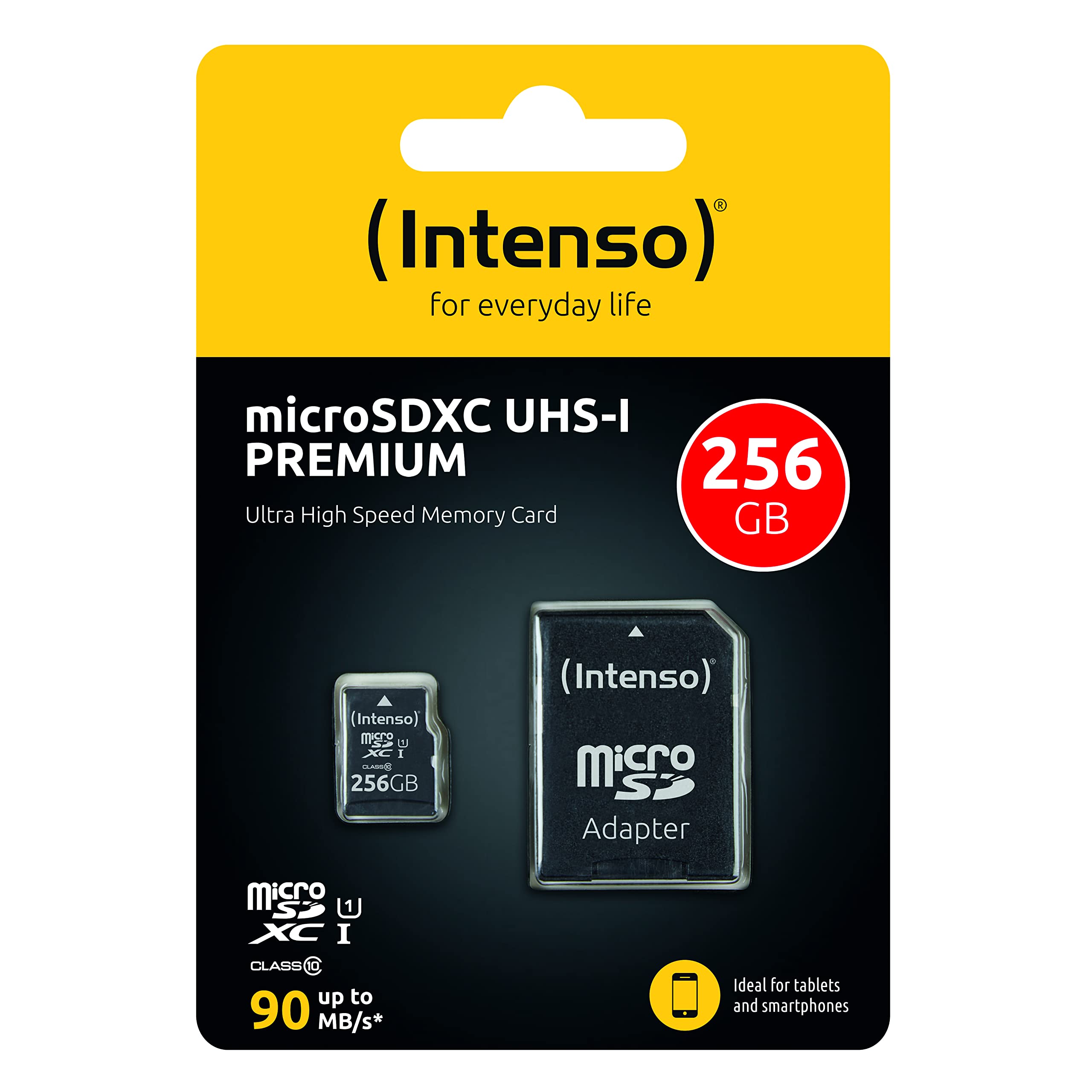 INTENSO Carte MicroSDXC UHS-I Premium Class 10 - 256 Go