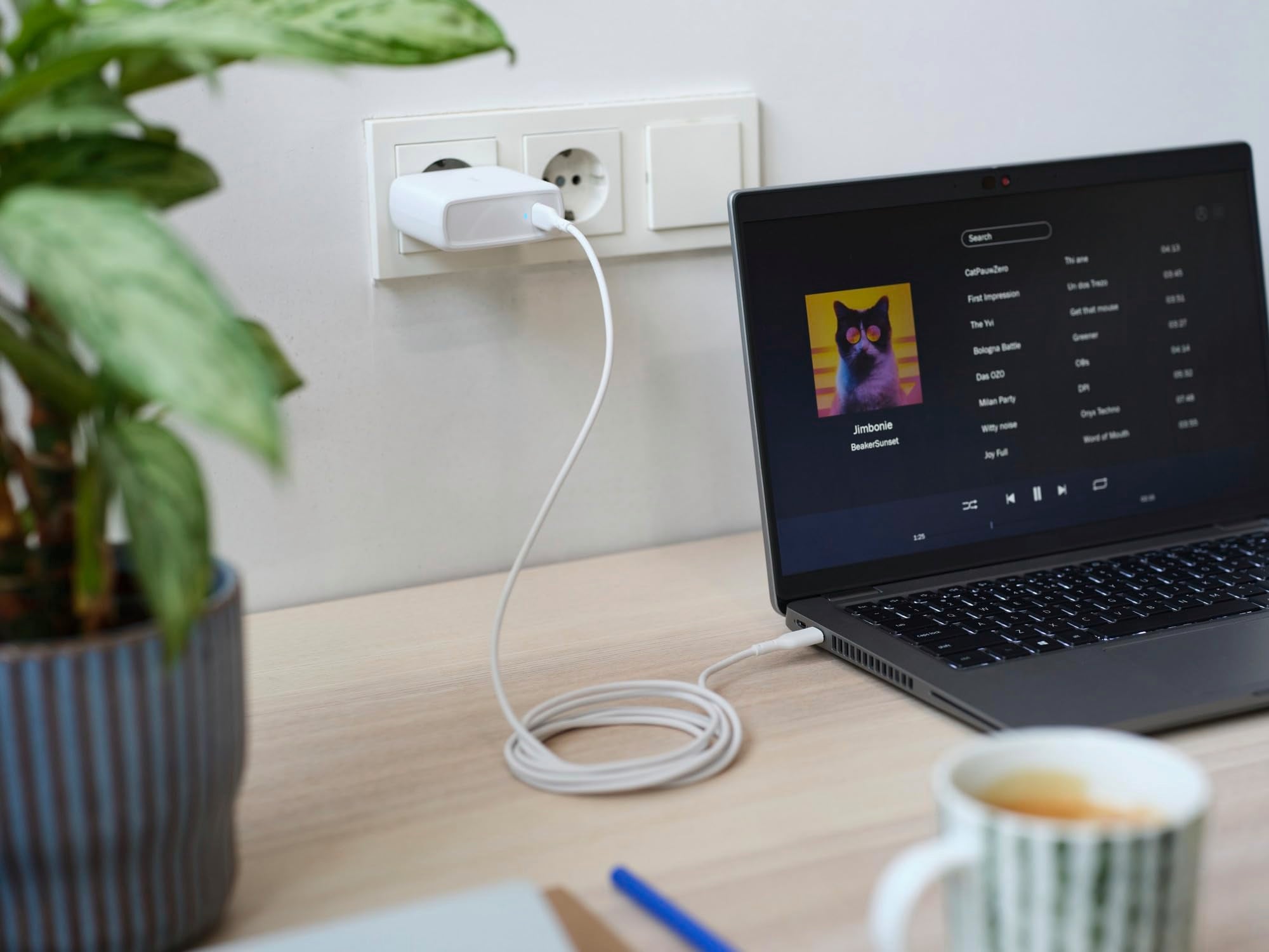 TRUST USB-C charger 100W WHT Maxo