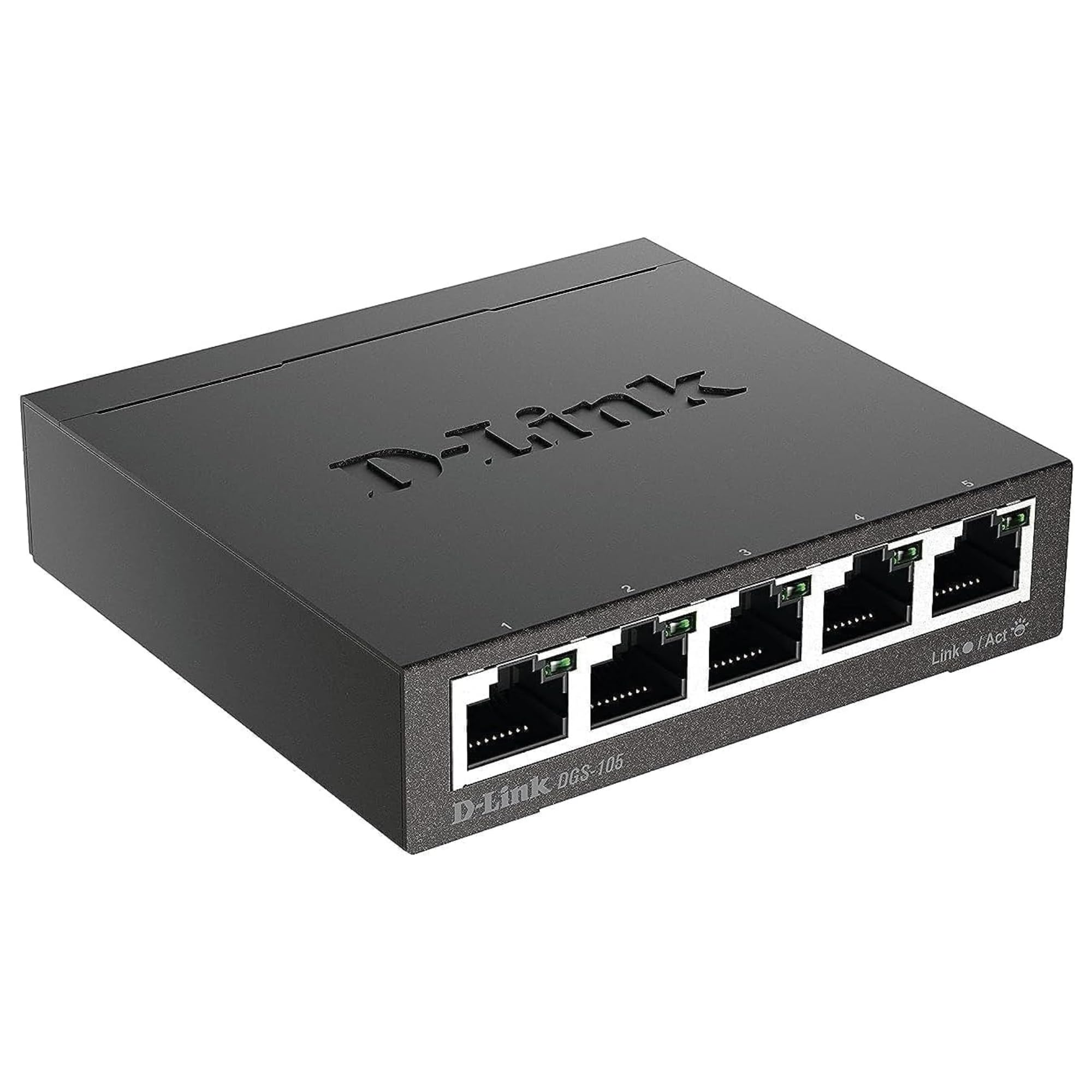 D-LINK 5-port 10/100/1000Mbps Gigabit Ethernet Switch - Metal Housing