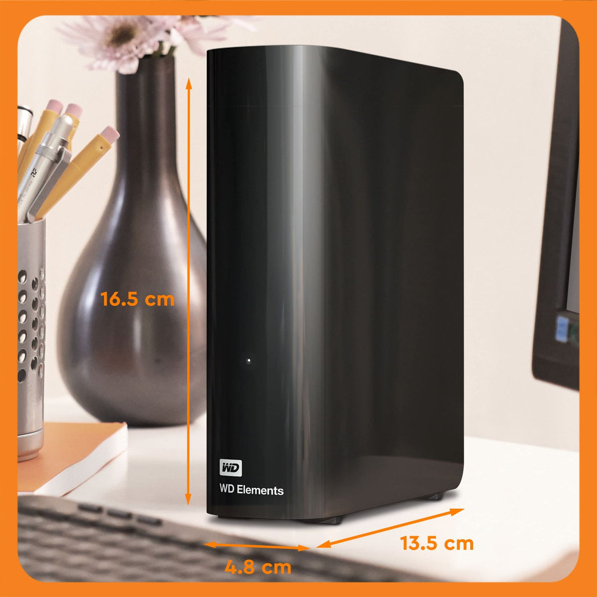 WD Elements Desktop 22To USB 3.0 HDD for plug-and-play storage
