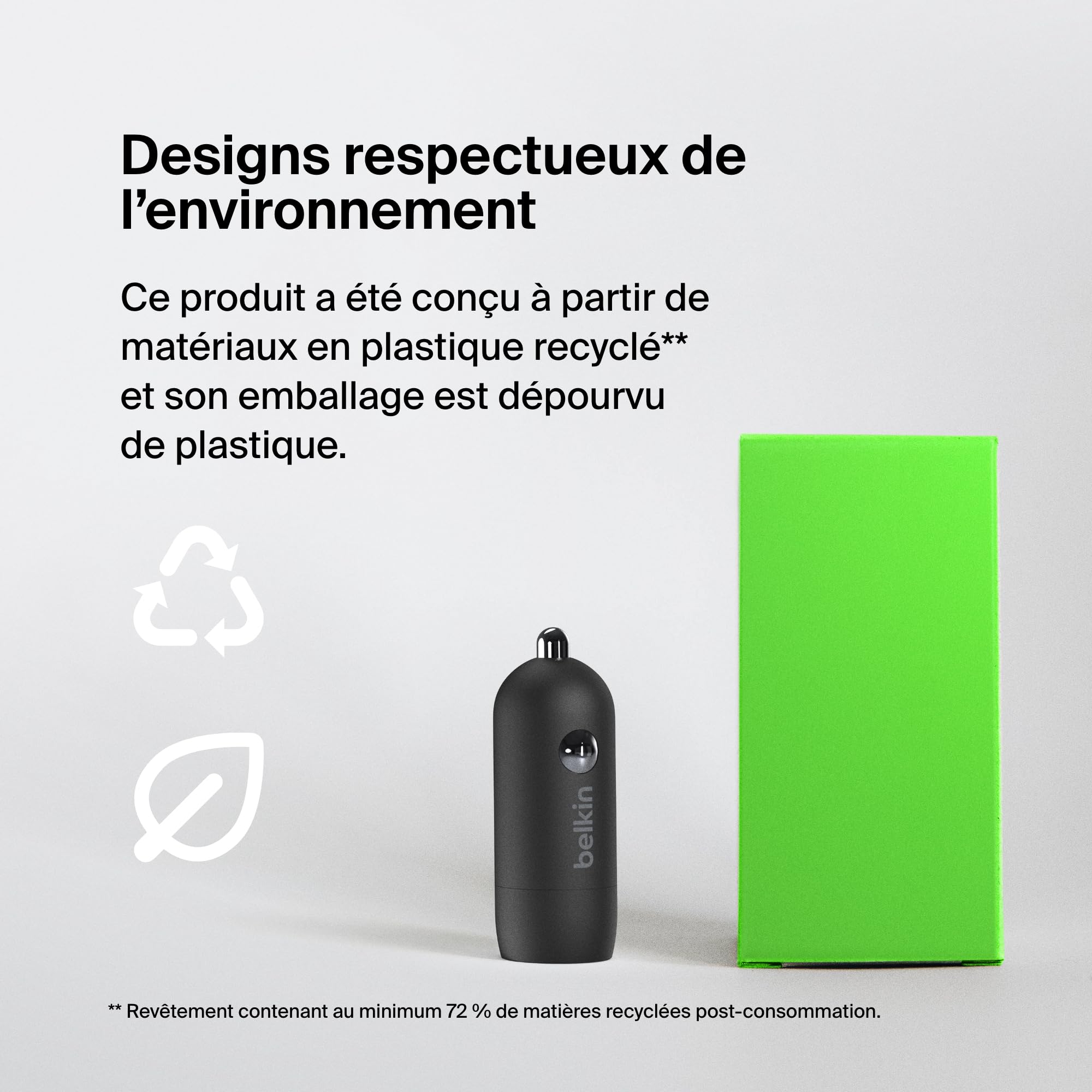 BELKIN 30W USB PD Car Charger With PPS Black