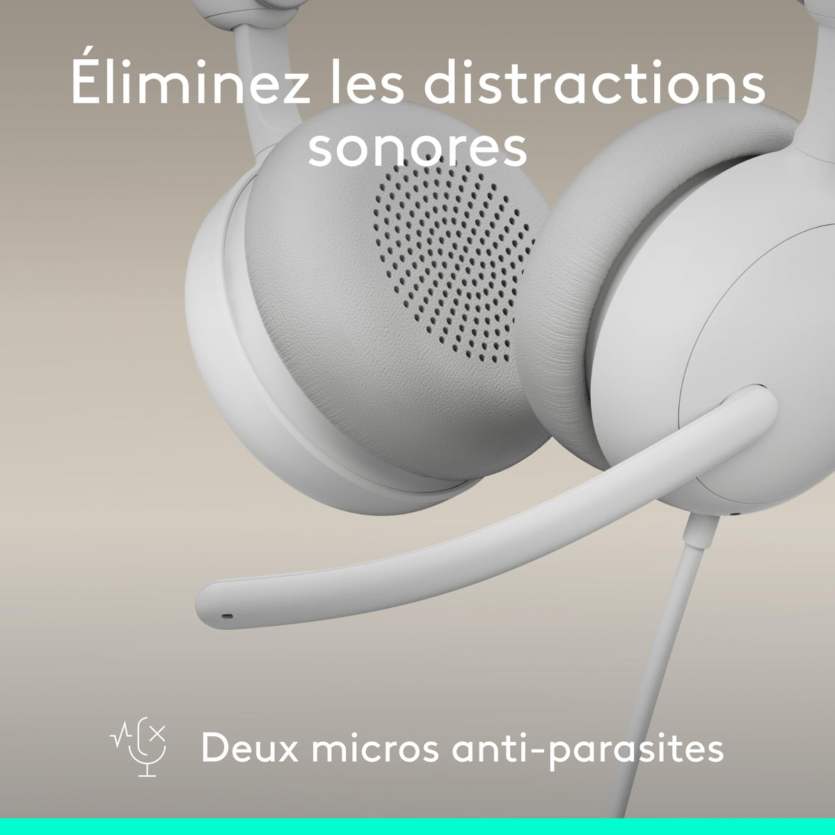 LOGITECH Zone Wireless 2 ES for B - Off-White