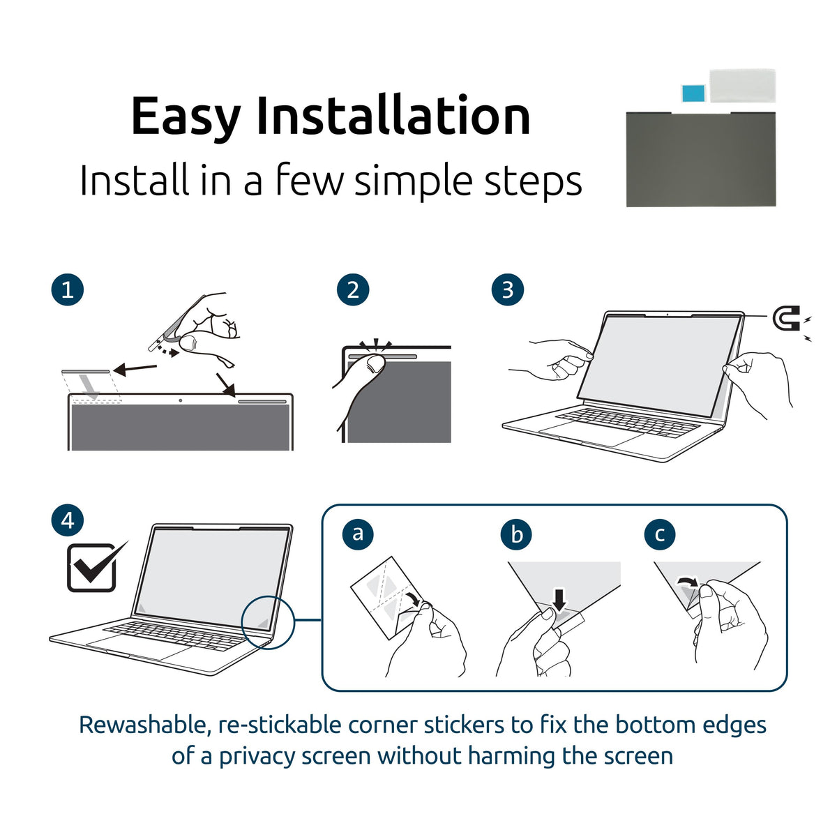 Kensington MagPro Magnetic Privacy 14"