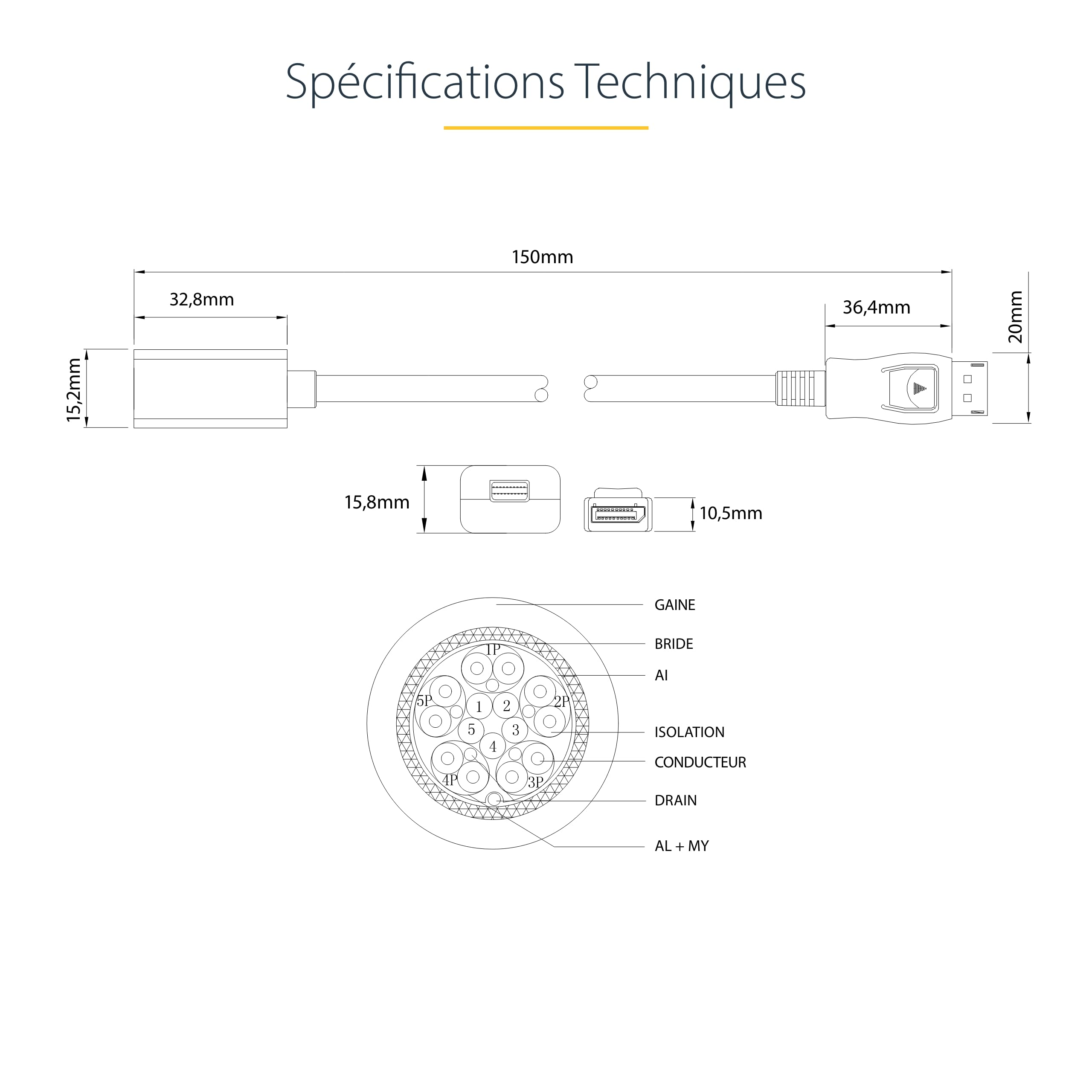 DisplayPort to Mini DisplayPort Adapter