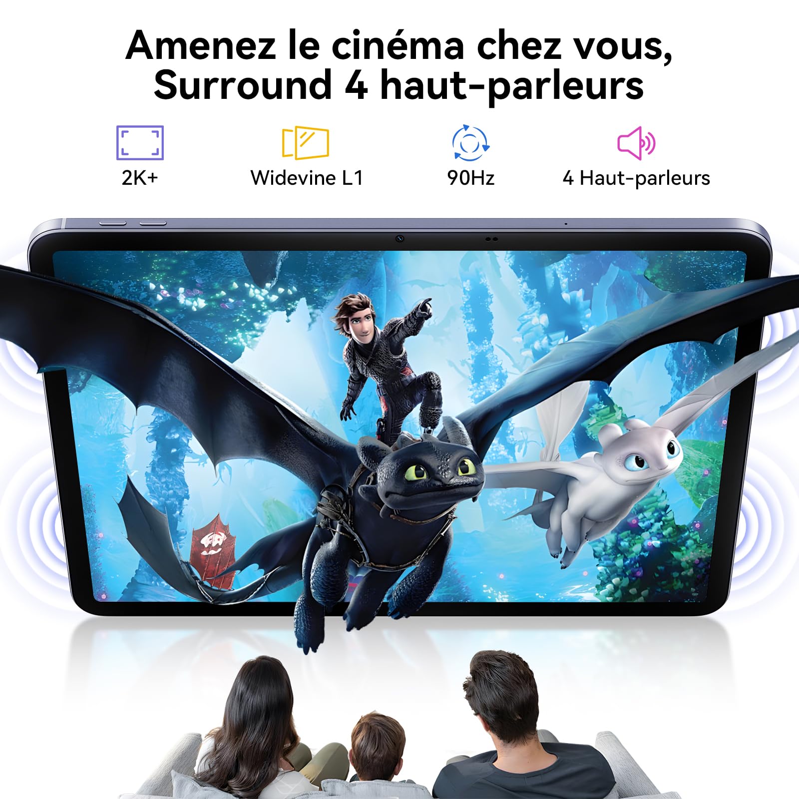 Blackview Link 8 (Tablette Wifi - 12.7'' - 256 Go, 6 Go RAM) Violet