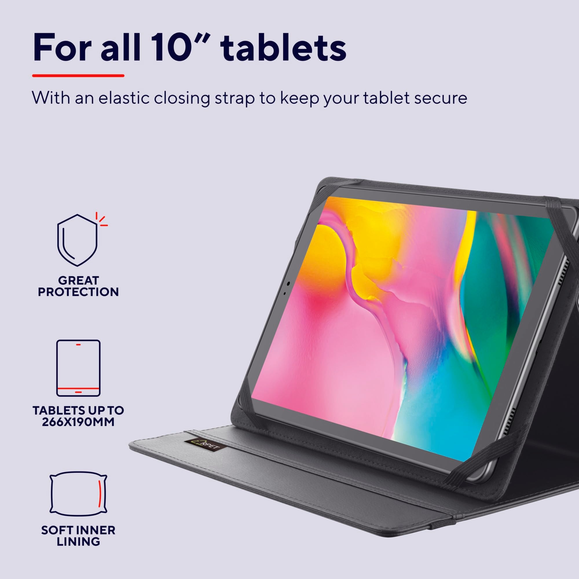 TRUST Housse universelle PRIMO pour tablette 10p ECO - Black