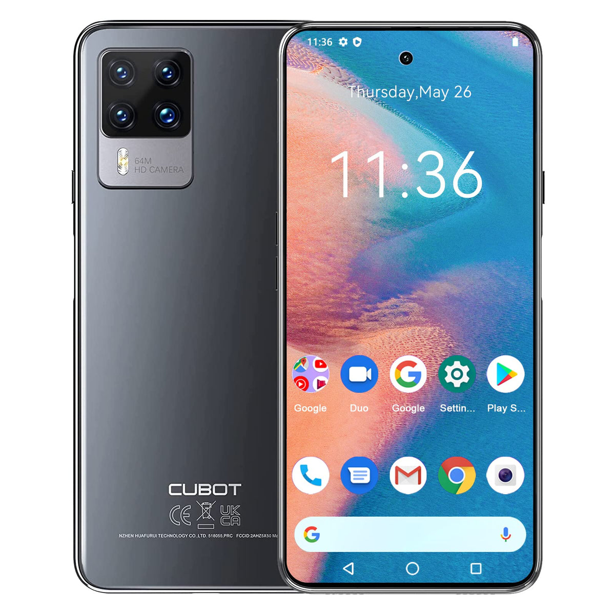 Cubot X50 (Double Sim - 6.67'', 128 Go, 8 GO RAM) Noir