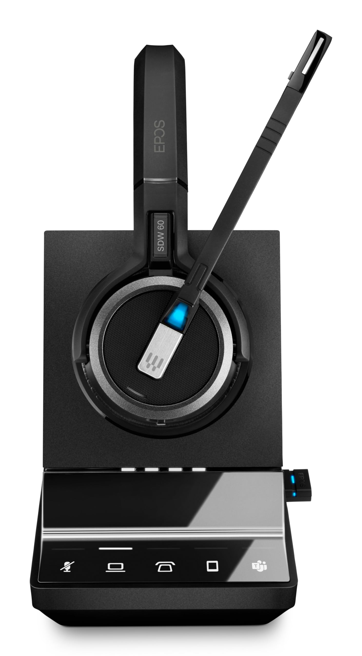 EPOS IMPACT SDW 5066T EU/UK/AUS Wireless DECT Headset UC ready with base station for phone mobile and PC incl dongle Teams certified