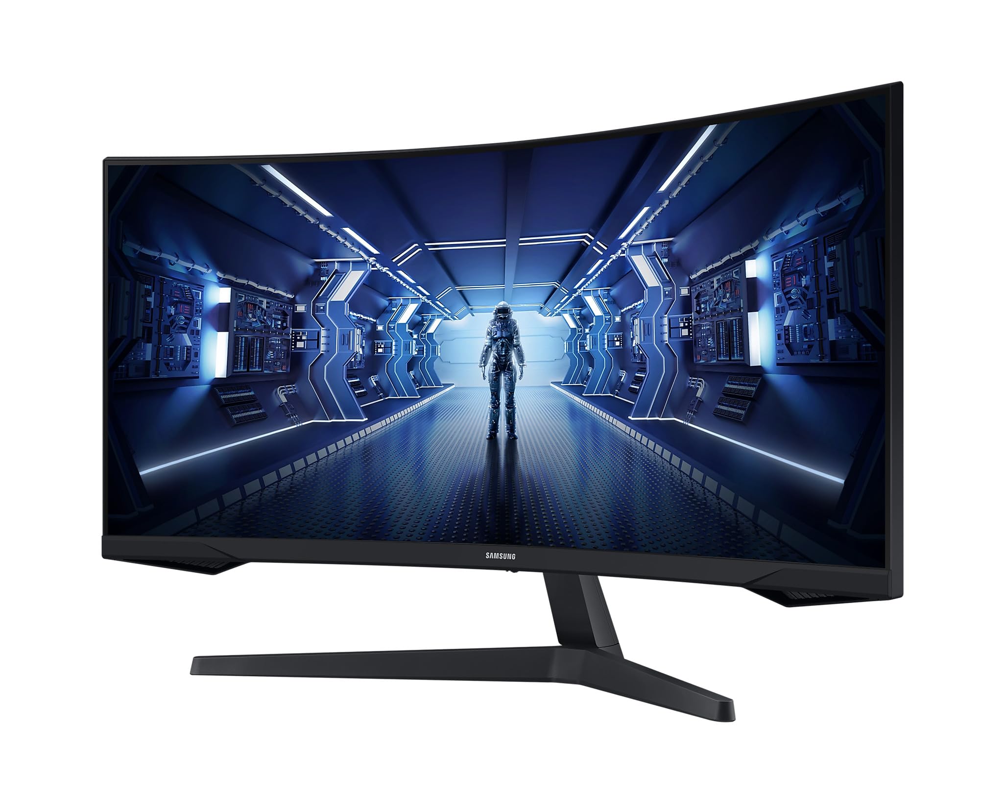 SAMSUNG ODYSSEY G5 - LC34G55T 34p 165Hz - Ecran gaming incurvé - UWQHD 3440x1440 - VA - 1ms - HDR10 - 250cd/m² - 2500 : 1 - HDMI- DP