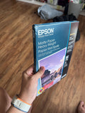 EPSON S041256 Matte heavyweight  papier inkjet 167g/m2 A4 50 feuilles pack de 1 one-sided