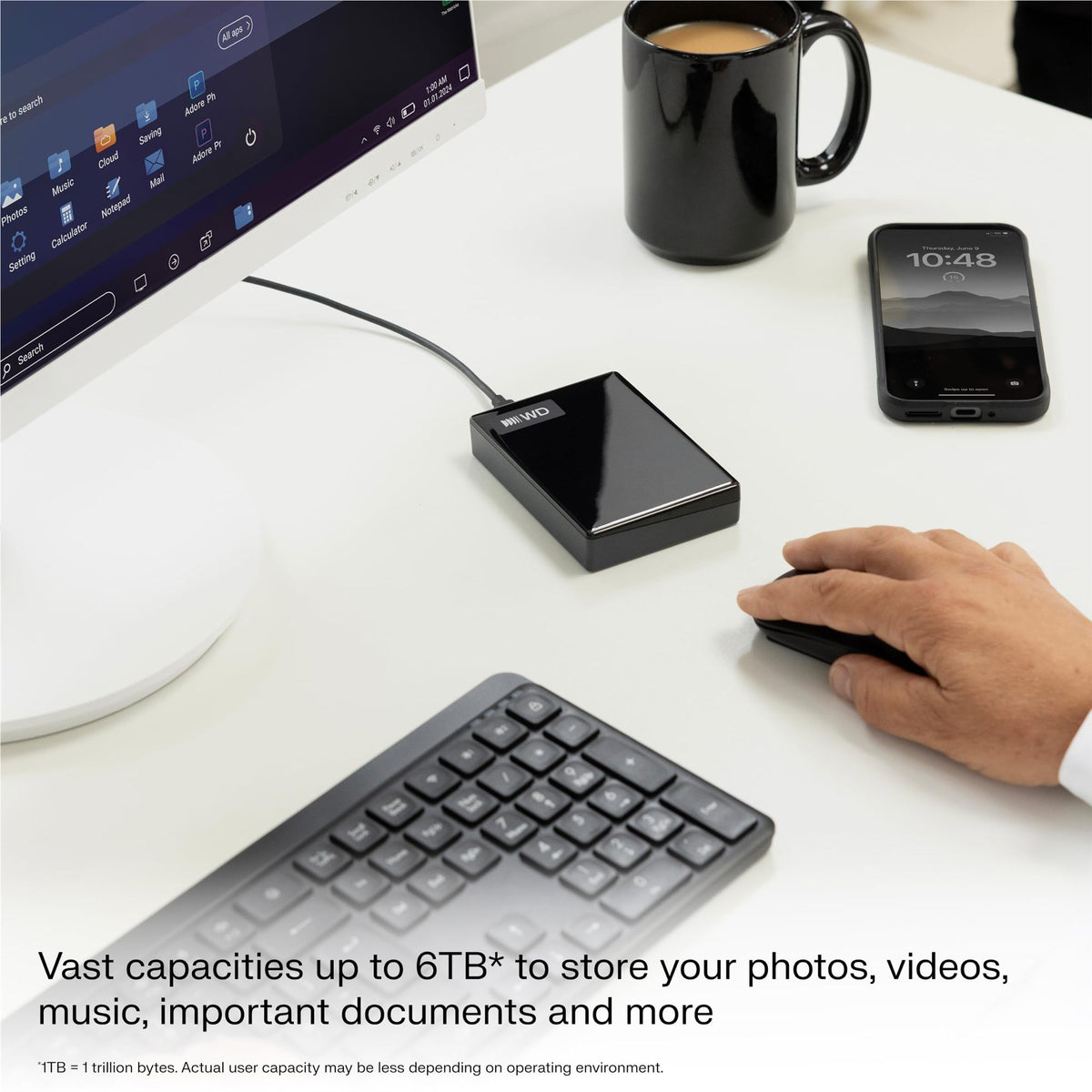 MY PASSPORT USB-C 1TB ONYX BLACK