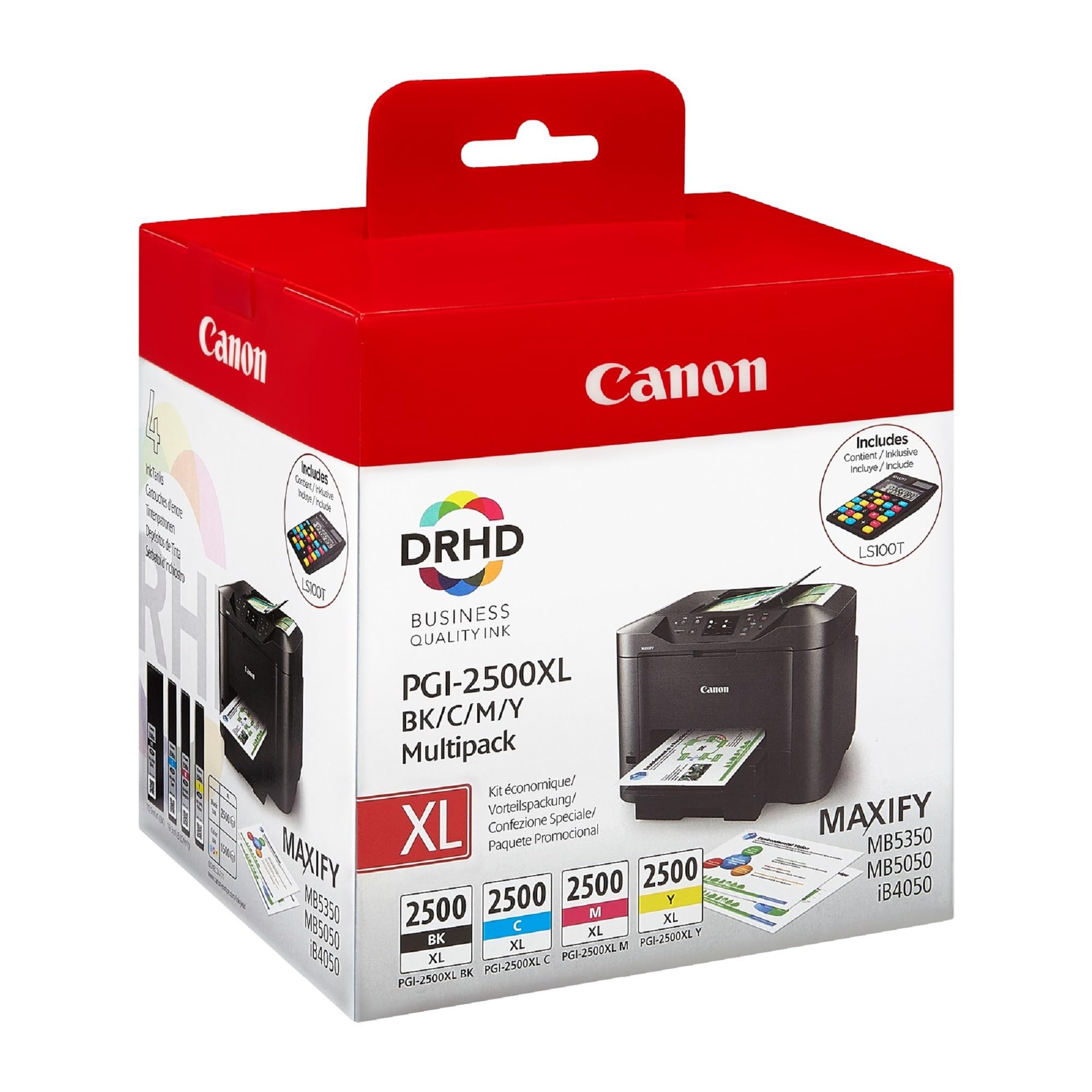 CANON PGI-2500XL Ink Cartridge BK/C/M/Y MULTI