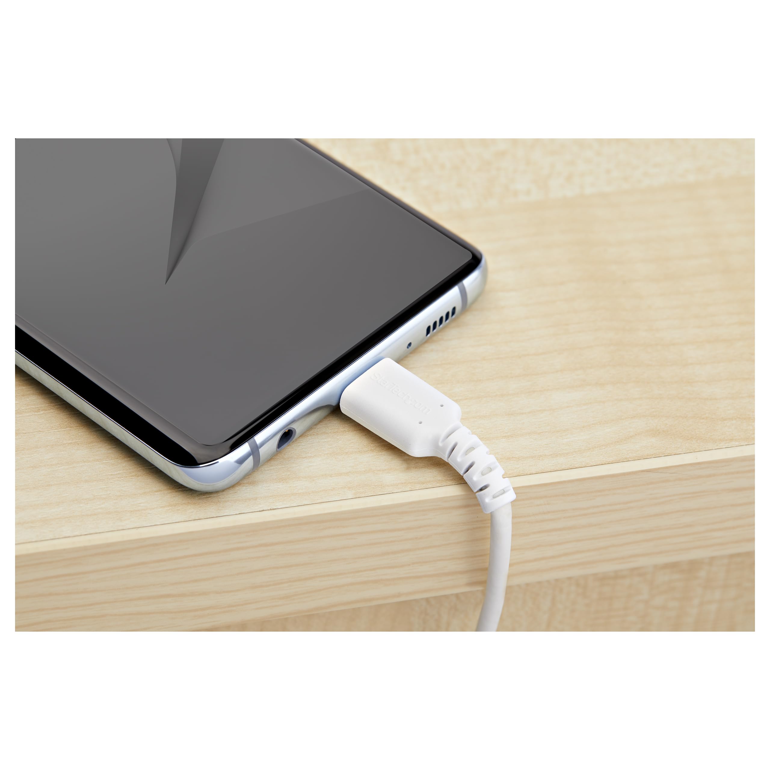 Cable White USB 2.0 to USB C Cable 1m