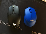 LOGITECH M280 Mouse right-handed optical 3 buttons wireless 2.4 GHz USB wireless receiver black