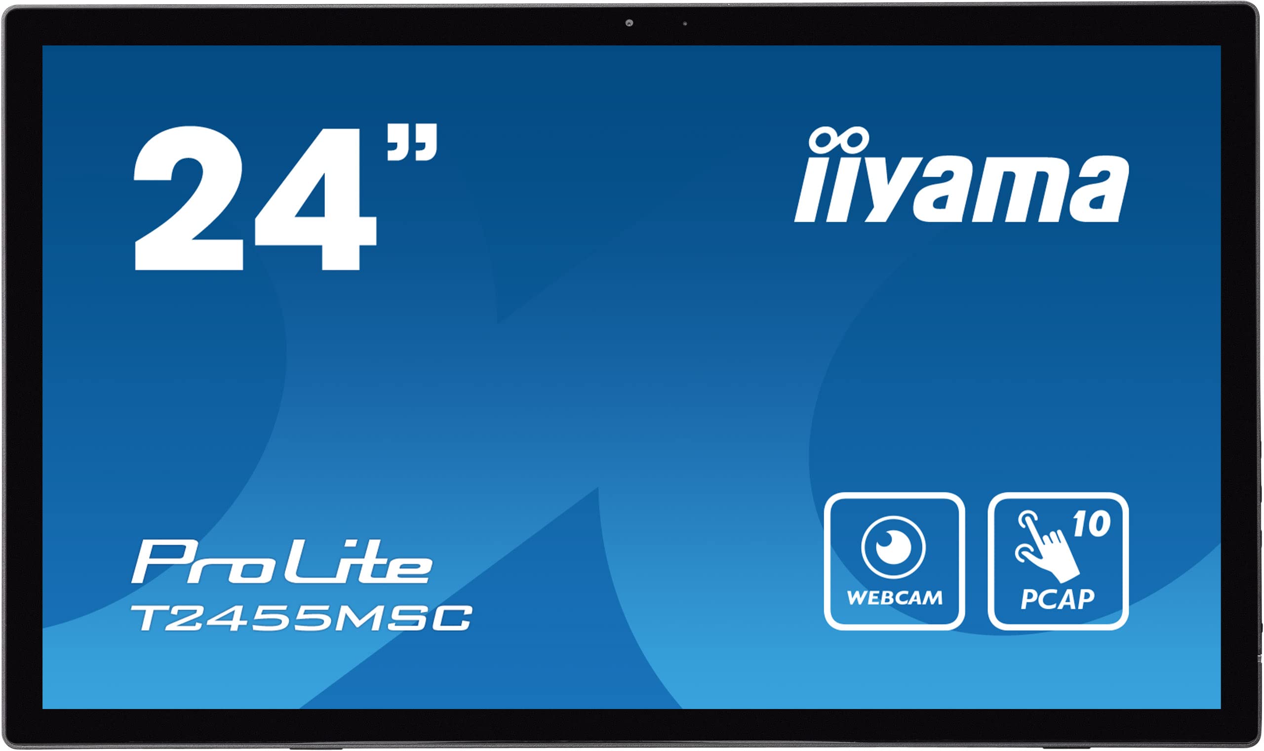 "iiyama T2455MSC-B1 écran plat de PC 61 cm (24"") 1920 x 1080 pixels Full HD LED Écran tactile Noir"