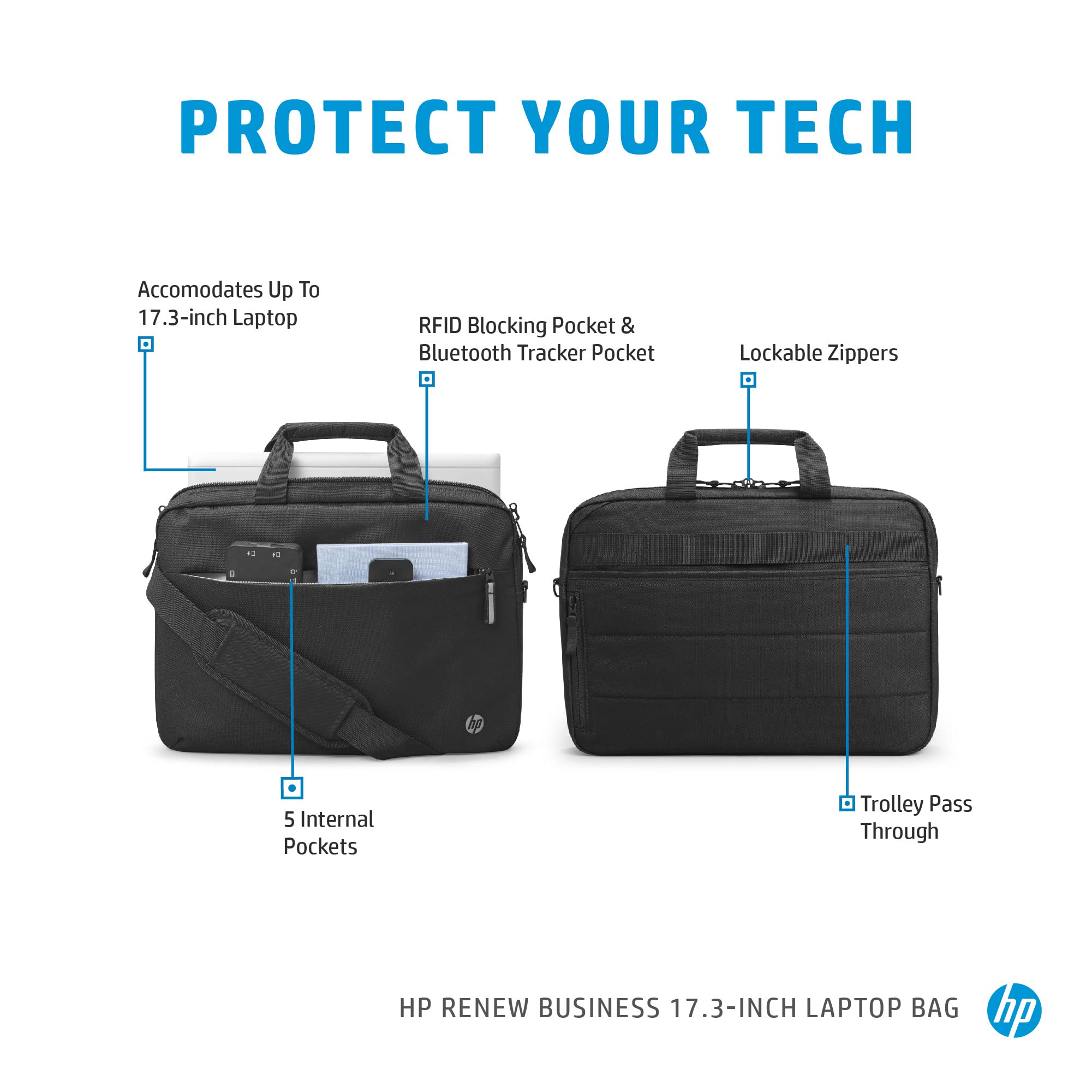 HP Renew Business 17.3pcs Laptop Bag