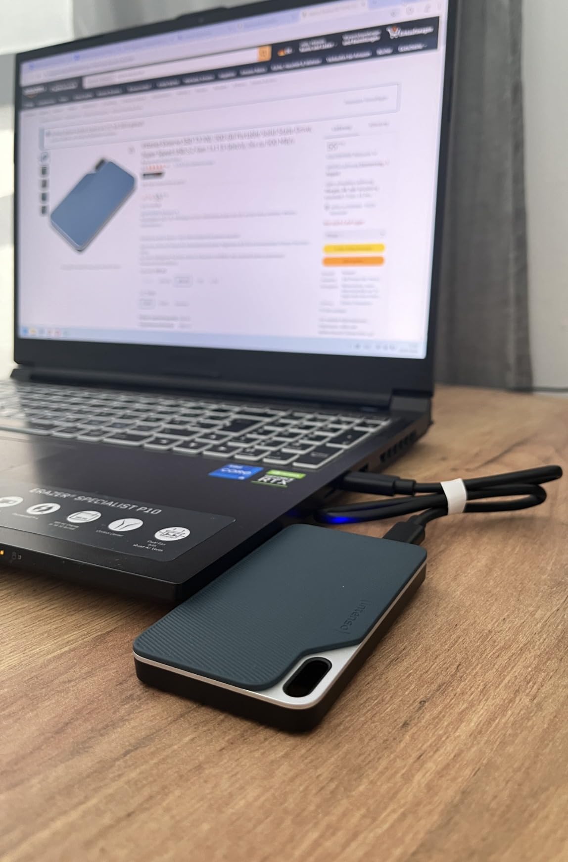 INTENSO SSD Externe TX100 500Go
