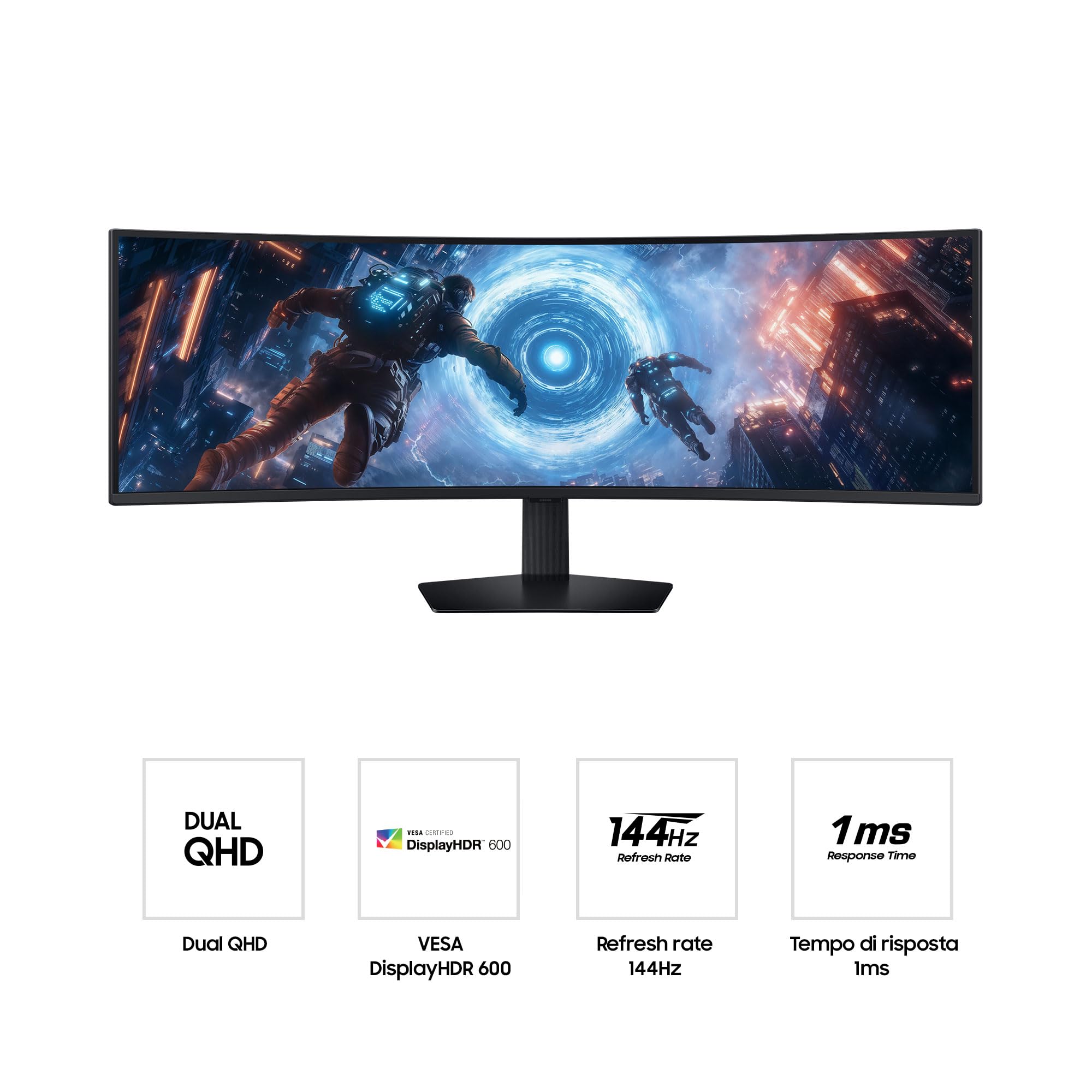 49''1000R DWQHD 5120x1440 144Hz VA 350cd