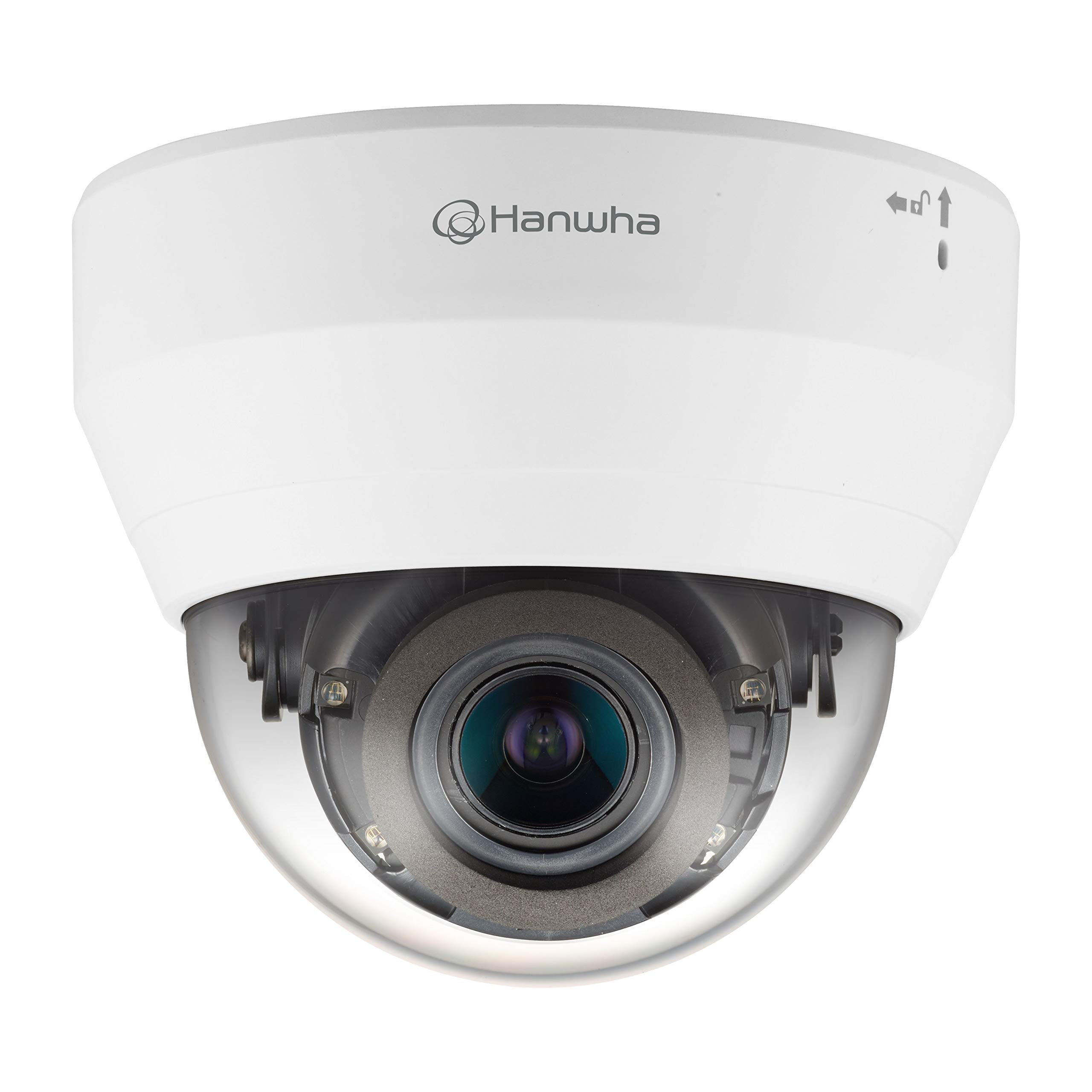 Hanwha QND-6082R caméra de sécurité Dôme Caméra de sécurité IP Intérieure 1920 x 1080 pixels Plafond