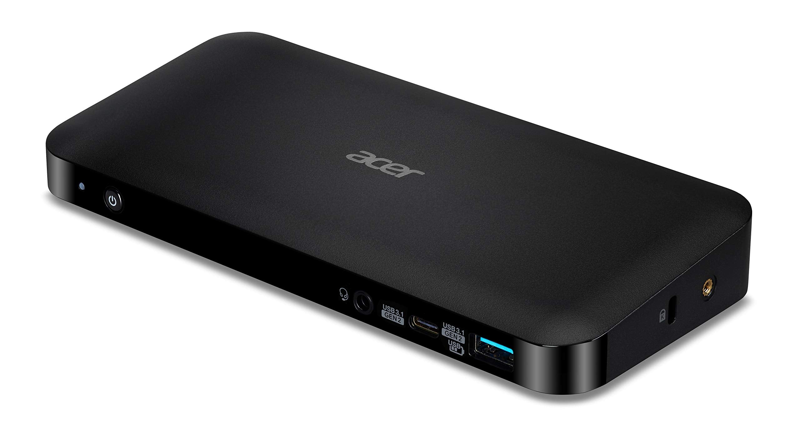 ACER USB Type-C Dockingstation III 85W charging Rear 2xDP 1.4++ HDMI 2.0 RJ45 2xUSB 3.1 Gen2 Front 2xUSB 3.1 1xType-C 3.5mm Audio