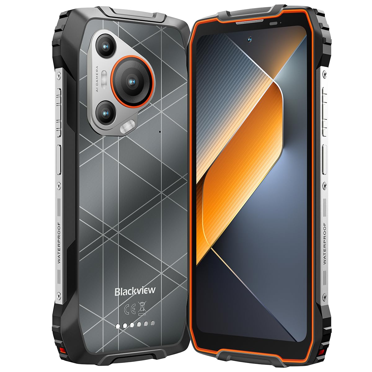 Blackview BL7000 (Doke IA - 5G - Ã‰cran 6.78'' - 256 Go, 8 Go RAM) Orange