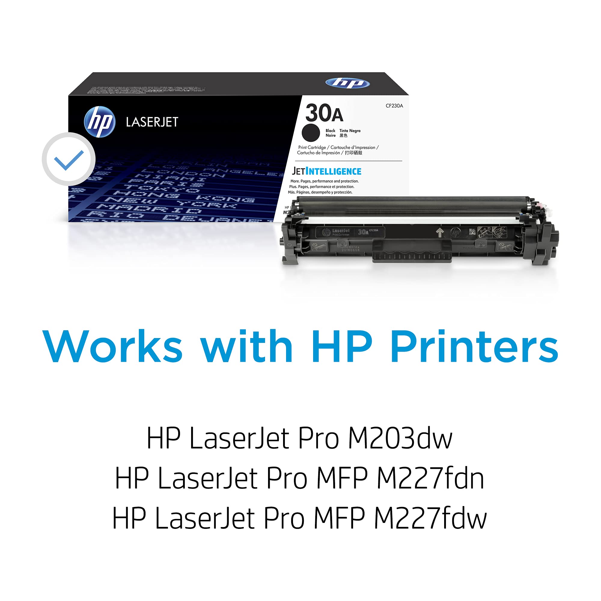 HP 30A original LaserJet Toner cartridge CF230A Black
