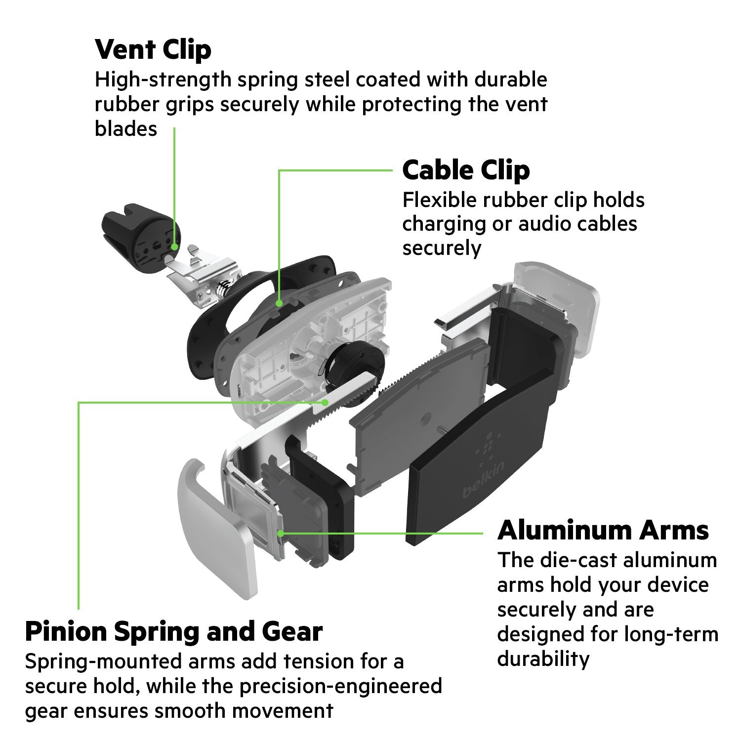 BELKIN Car Vent Mount for Smartphone Black